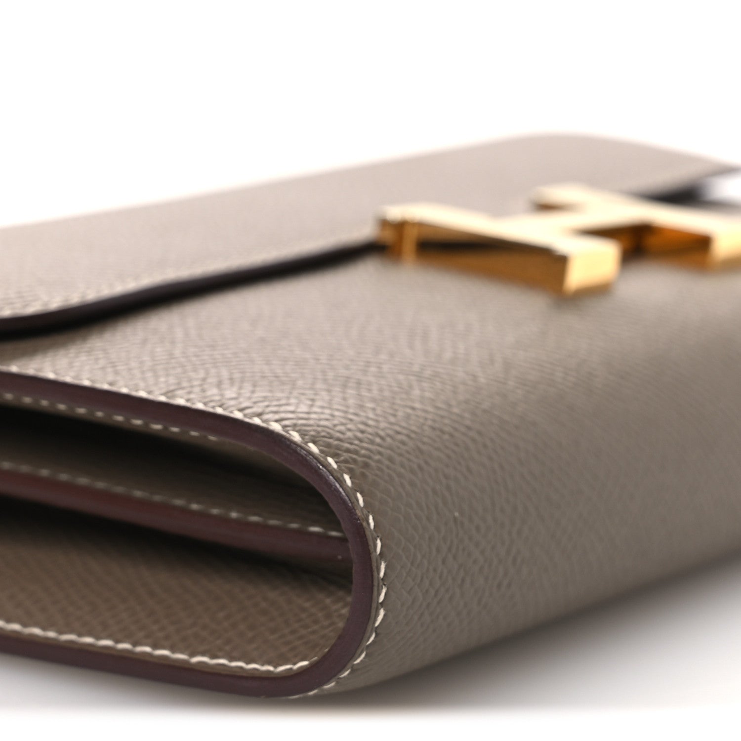HERMES CONSTANCE TO GO WALLET ETOUPE EPSOM GOLD HARDWARE