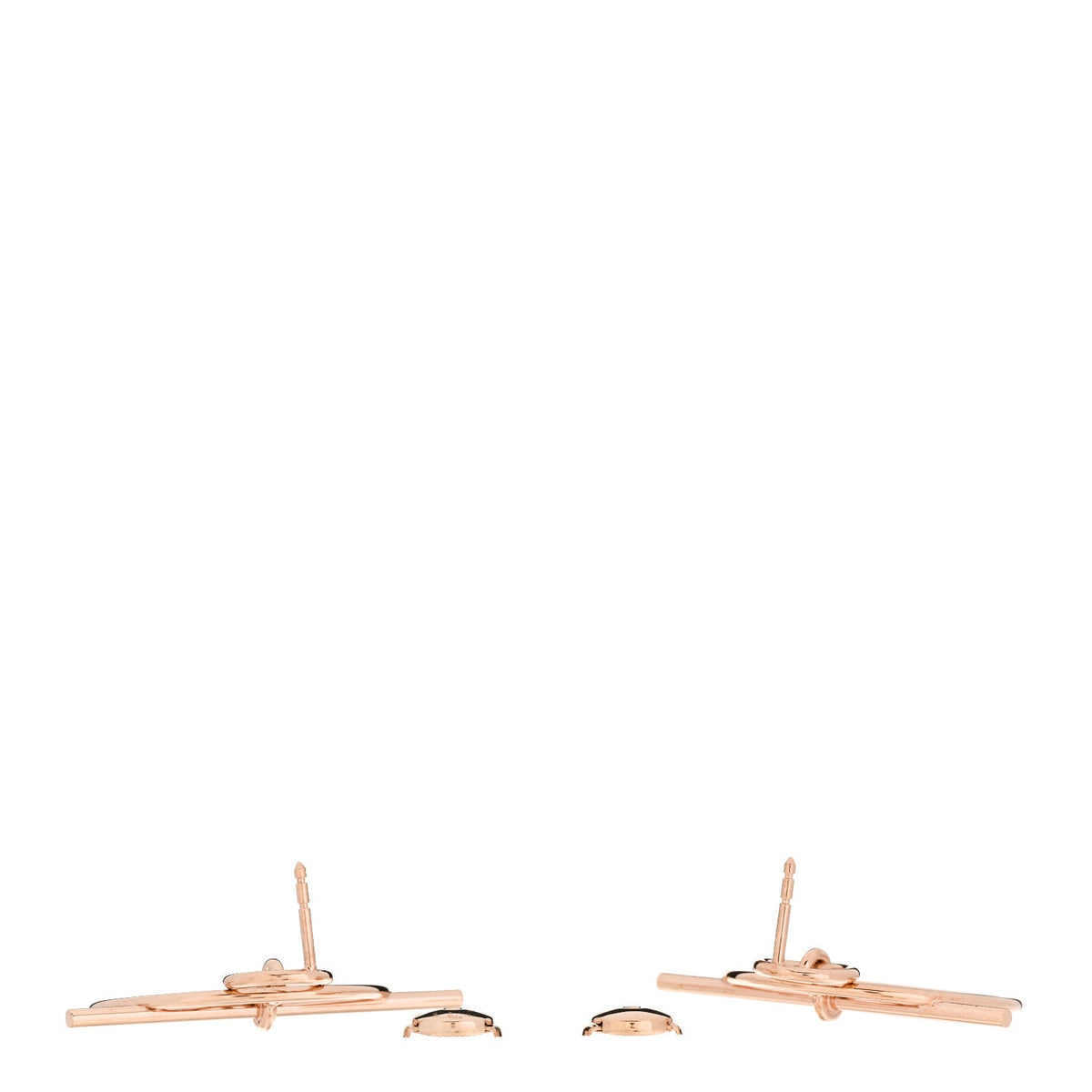 エルメス ループ ピアス 18K ローズゴールド HERMES LOOP EARRINGS 18K ROSE GOLD