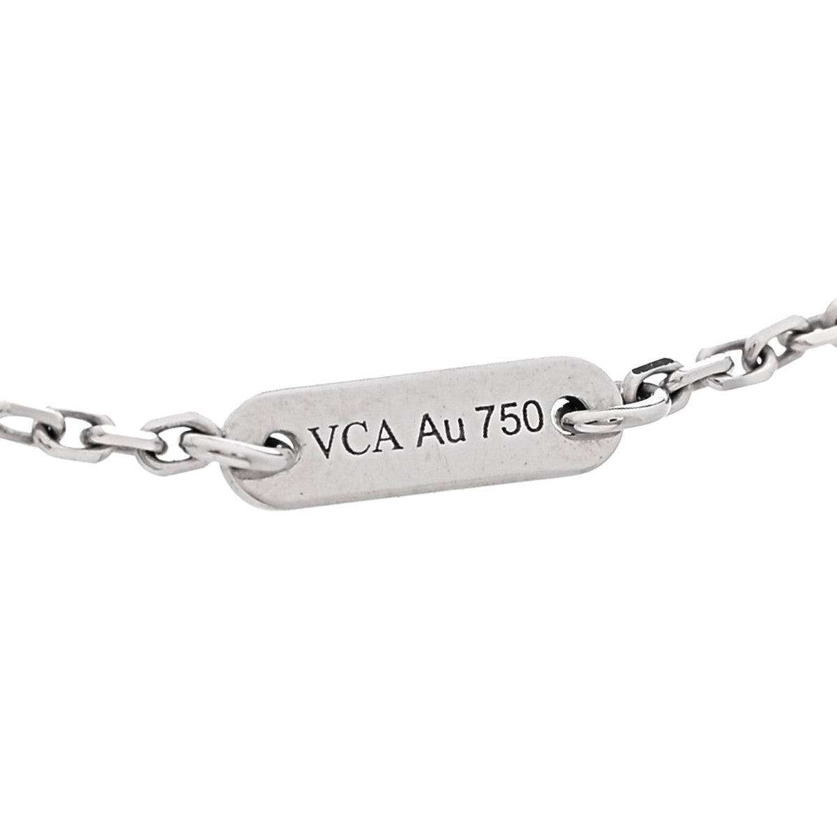 Van Cleef & Arpels Sweet Alhambra Bracelet Diamond 18K White Gold