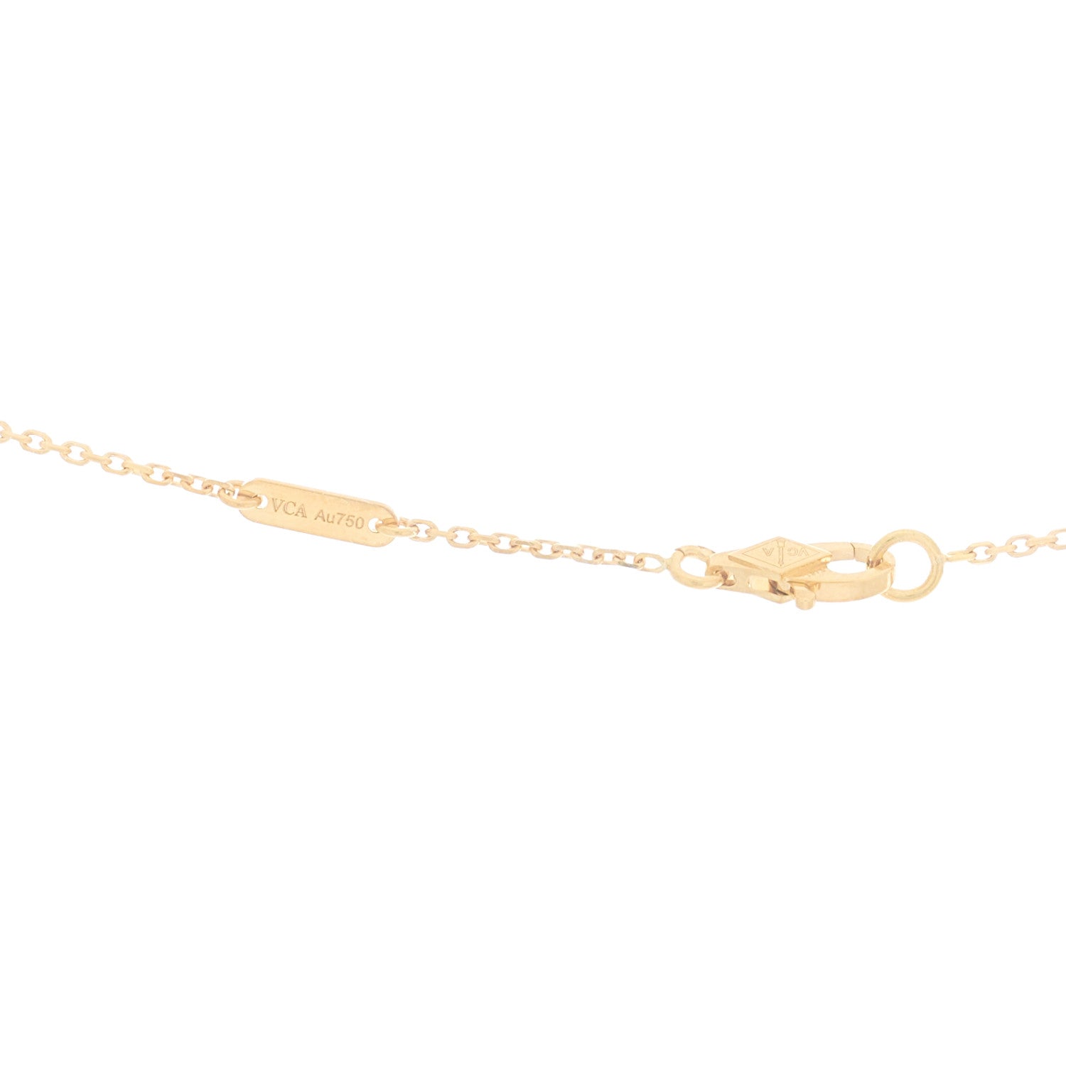 ヴァンクリーフ&アーペル スウィートアルハンブラ ペンダントネックレス マザーオブパール 18K イエローゴールド VAN CLEEF & ARPELS SWEET ALHAMBRA PENDANT NECKLACE MOTHER OF PEARL 18K YELLOW GOLD