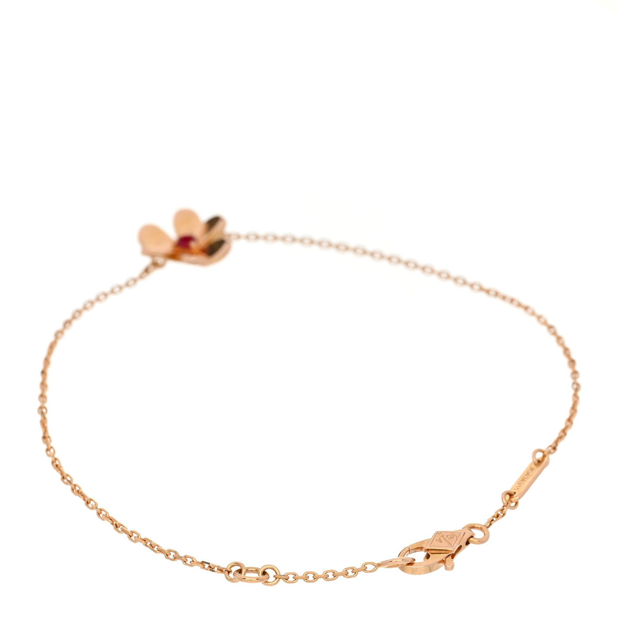 ヴァンクリーフ&アーペル ミニ フリヴォル ブレスレット 18K ローズゴールド VAN CLEEF & ARPELS MINI FRIVOLE BRACELET 18K ROSE GOLD