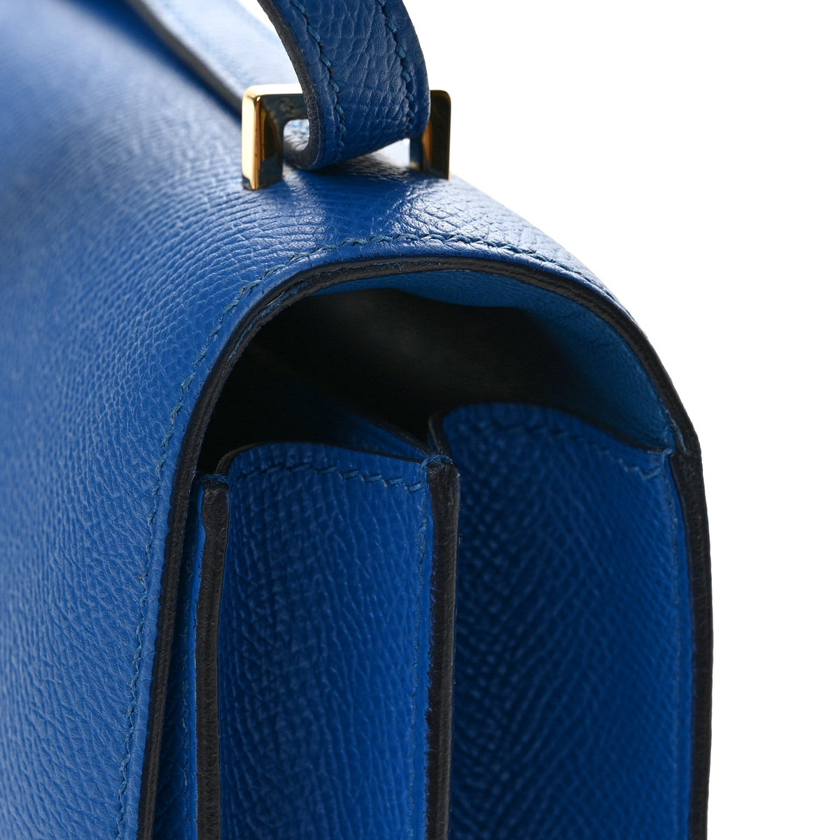 エルメス ミニコンスタンス 18 Bleu Zellige エプソン シルバー金具 HERMES MINI CONSTANCE 18 BLEU ZELLIGE EPSOM SILVER HARDWARE