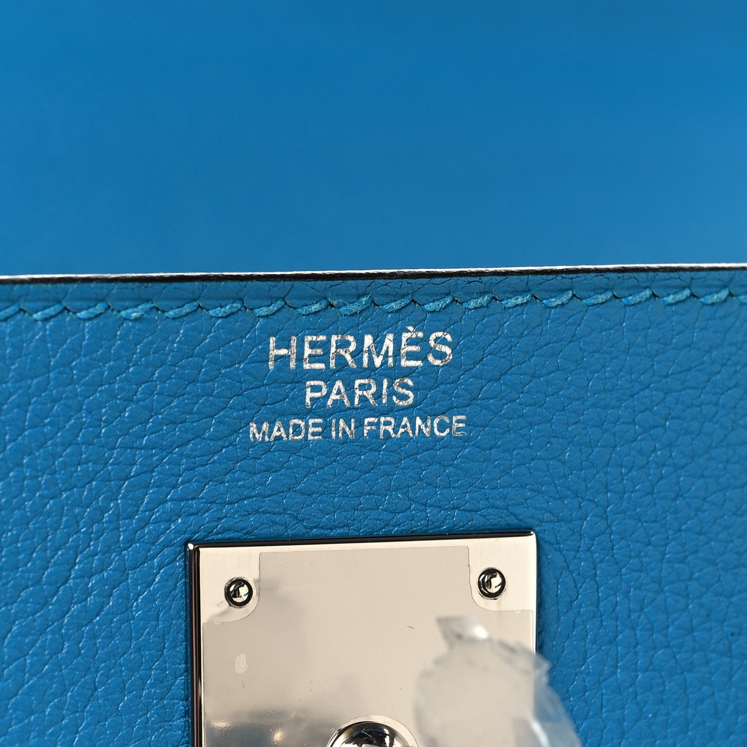 エルメス ケリー32 内縫い Bleu Zanzibar トゴ シルバー金具 HERMES KELLY32 RETOURNE BLEU ZANZIBAR TOGO SILVER HARDWARE