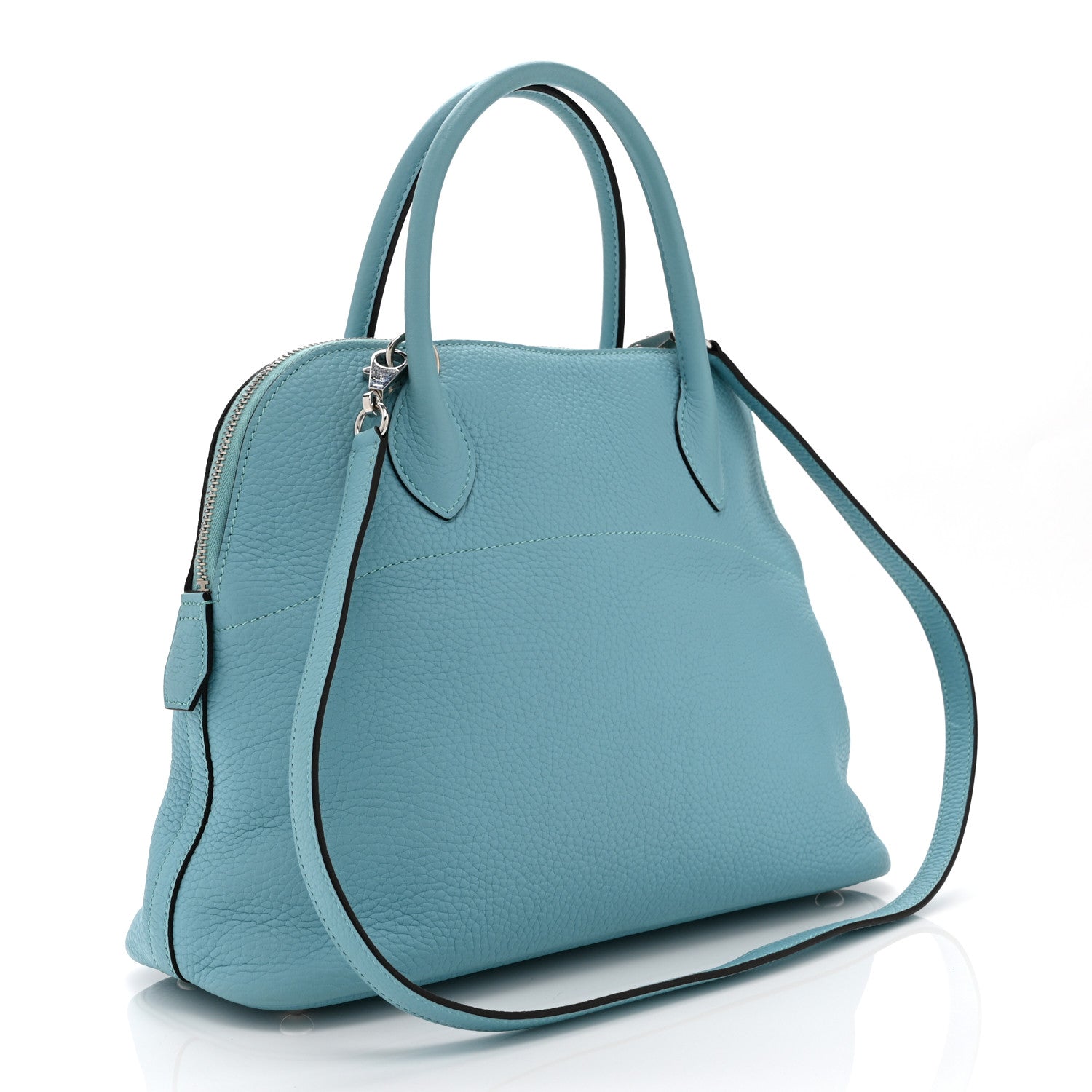 エルメス ボリード 31 Bleu Atoll トリヨンクレマンス シルバー金具 HERMES BOLIDE 31 BLEU ATOLL TAURILLON CLEMENCE SILVER HARDWARE