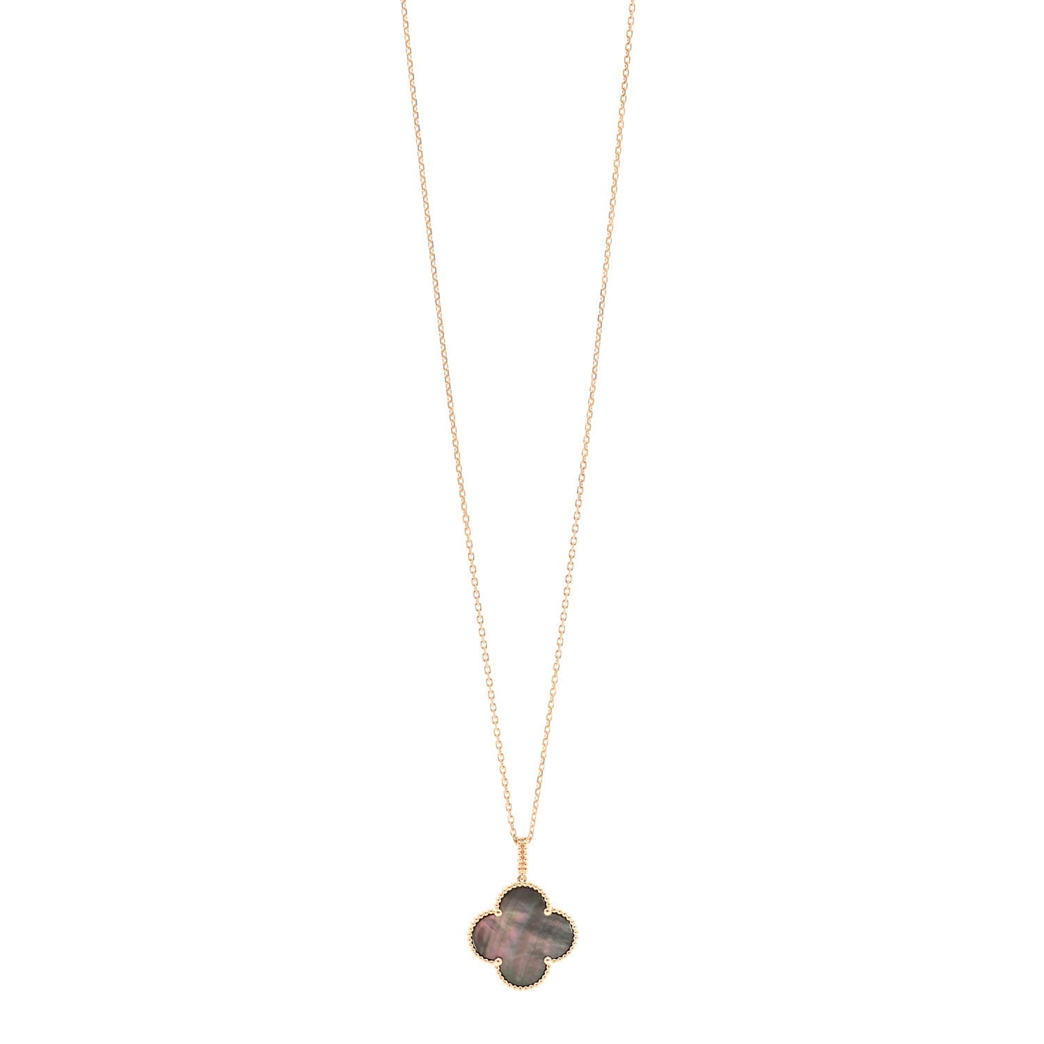ヴァンクリーフ&アーペル マジックアルハンブラ ロングネックレス マザーオブパール 18K ローズゴールド VAN CLEEF & ARPELS MAGIC ALHAMBRA LONG NECKLACE MOTHER OF PEARL 18K ROSE GOLD