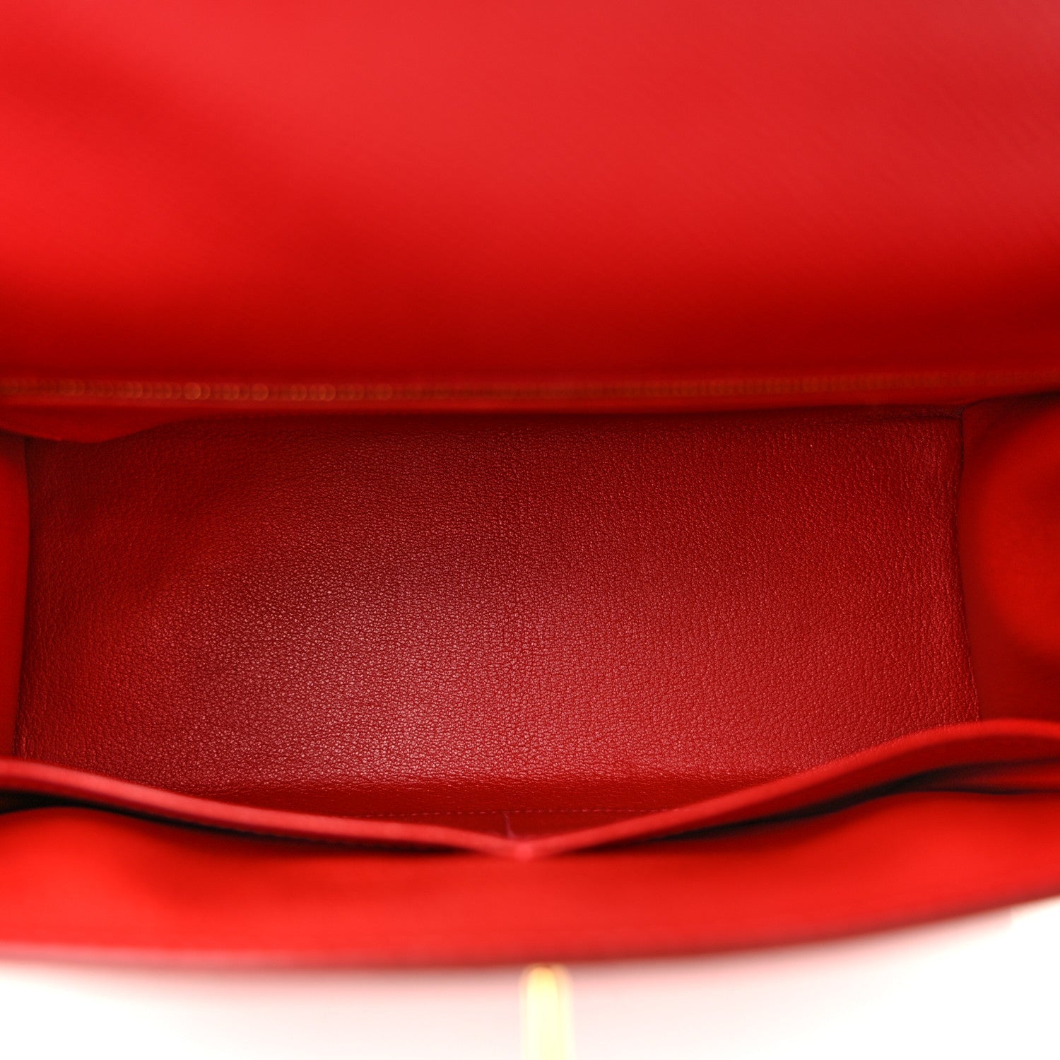 HERMES KELLY 28 SELLIER ROUGE CASAQUE EPSOM GOLD HARDWARE