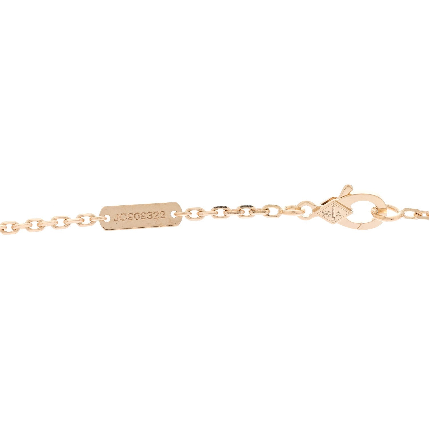 Van Cleef & Arpels 18K Yellow Gold Guilloche Magic Alhambra Long Necklace
