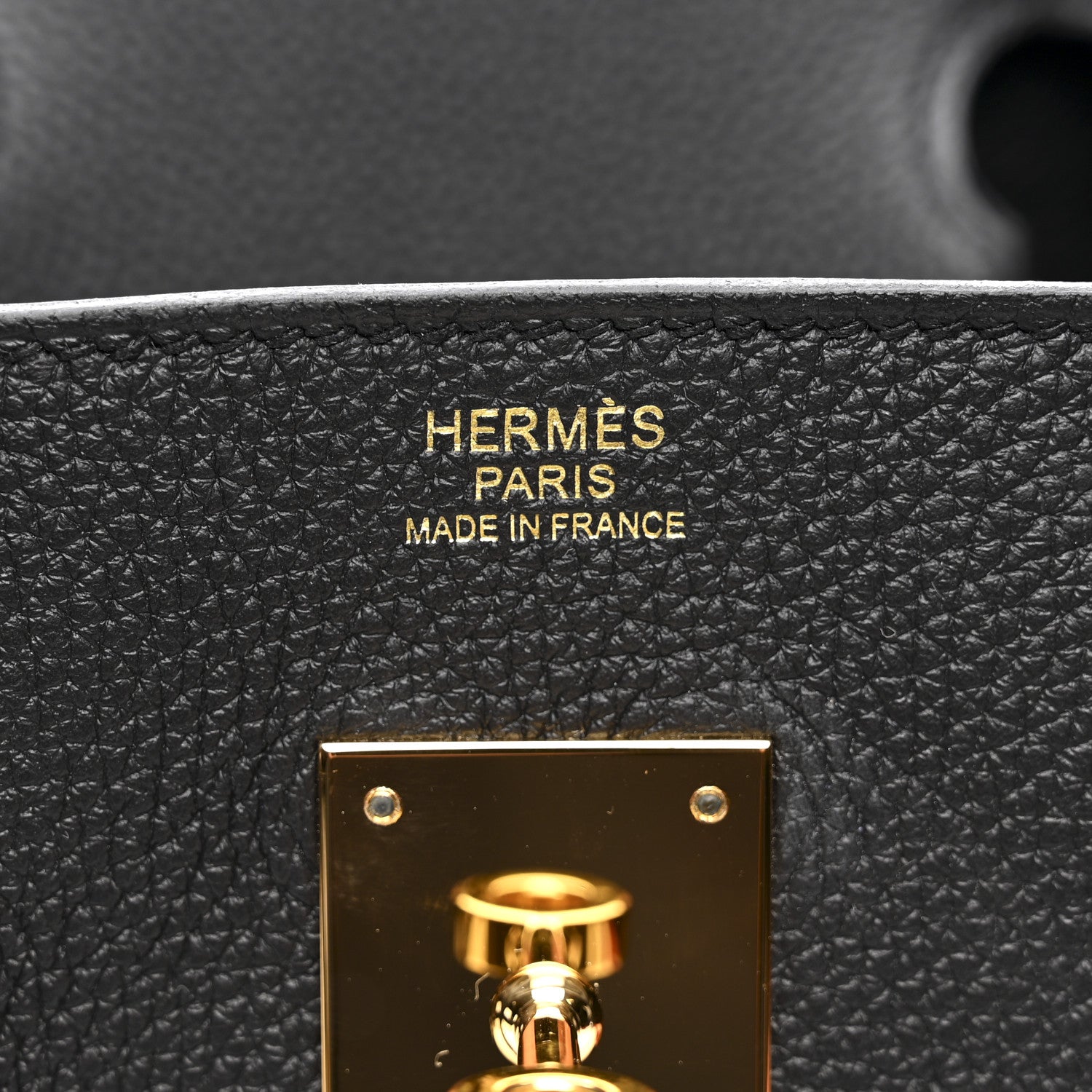 HERMES BIRKIN 30 BLACK TOGO GOLD HARDWARE