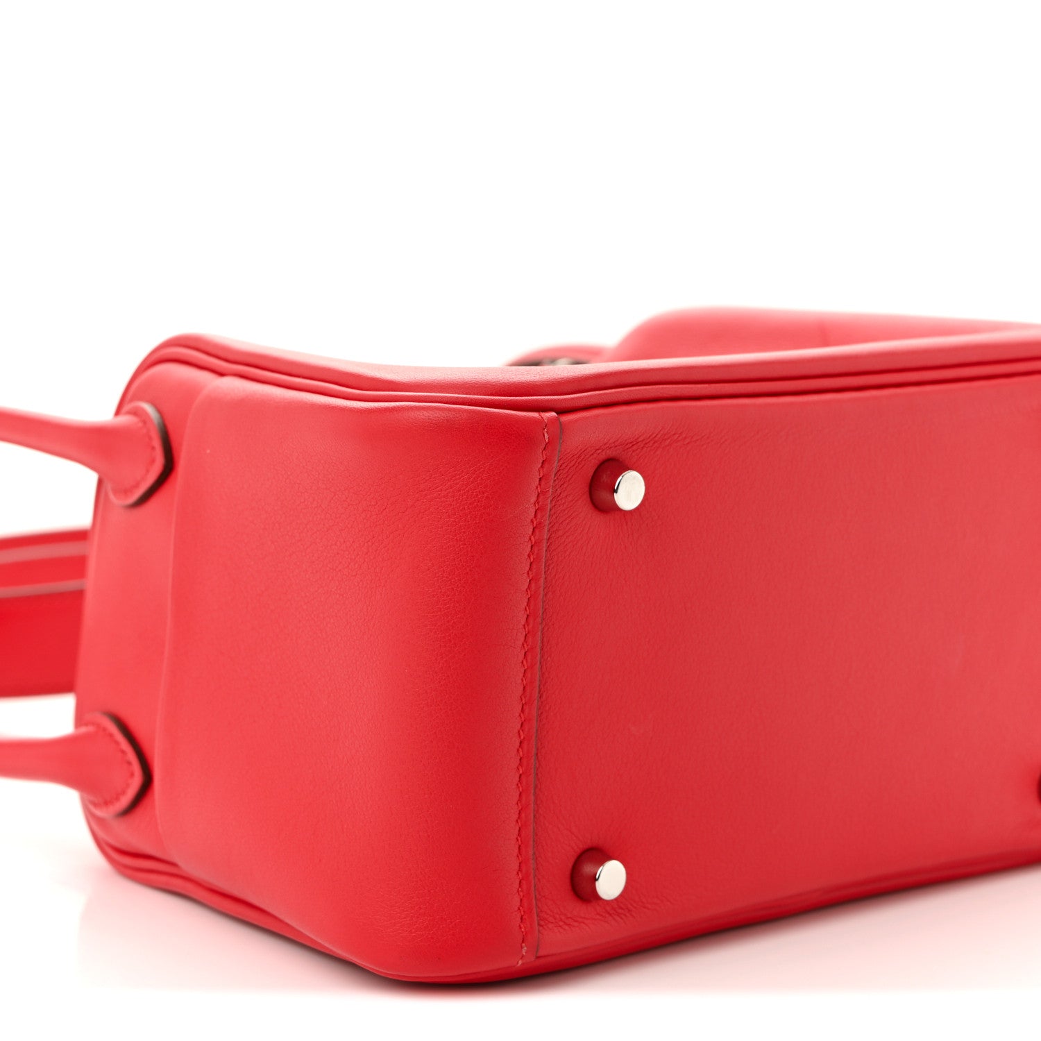 エルメス ミニリンディ 20 Rouge De Coeur スイフト シルバー金具 HERMES MINI LINDY 20 ROUGE DE COEUR SWIFT SILVER HARDWARE