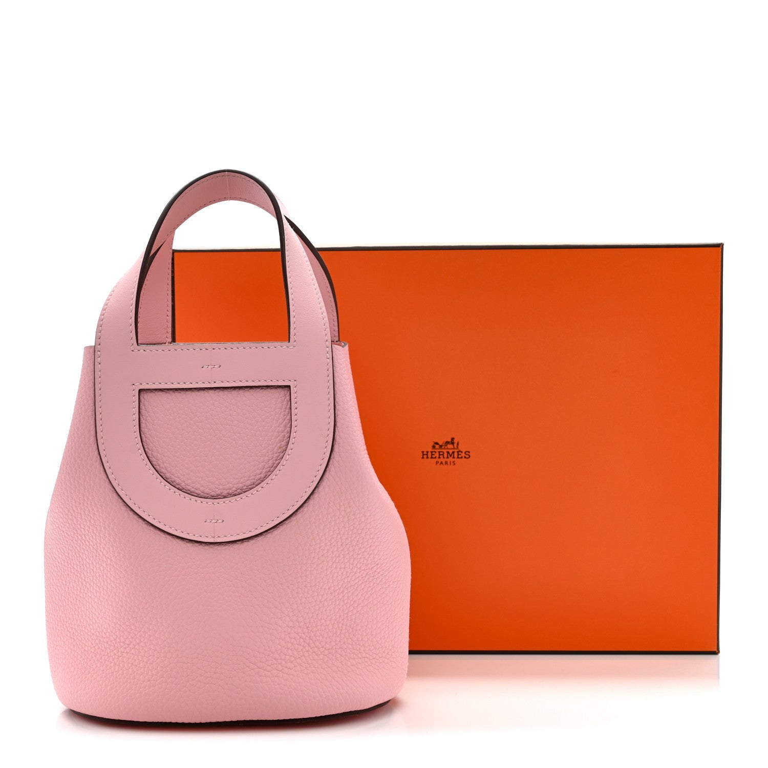 エルメス インザループ 18 Rose Sakura トリヨンクレマンス / スイフト シルバー金具 HERMES IN-THE-LOOP 18 ROSE SAKURA TAURILLON CLEMENCE / SWIFT SILVER HARDWARE