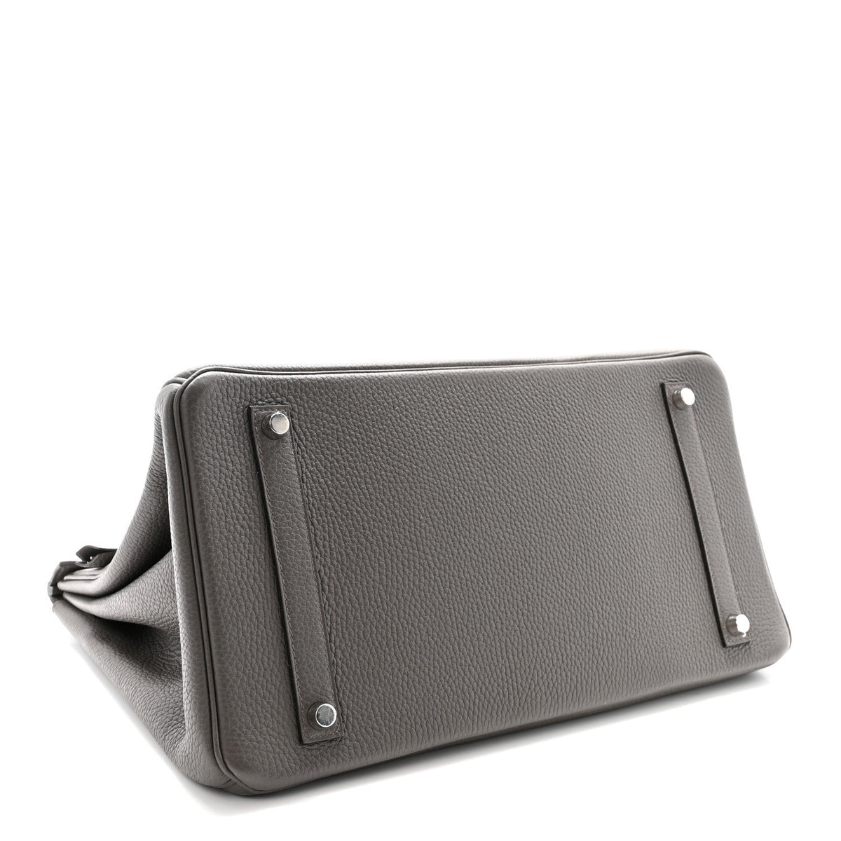 エルメス バーキン 35 Etain トリヨンクレマンス シルバー金具 HERMES 
