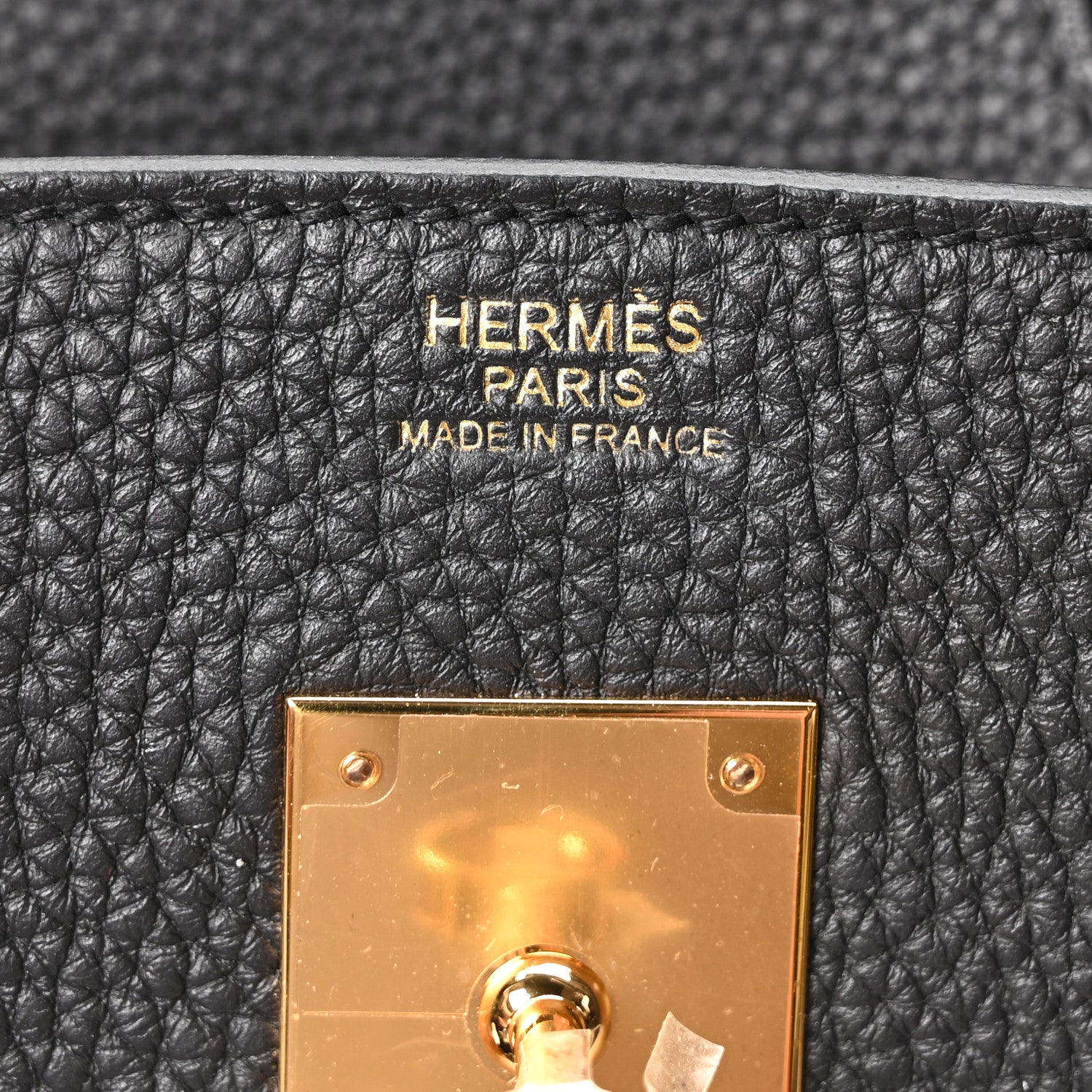 HERMES BIRKIN 30 BLACK TOGO GOLD HARDWARE