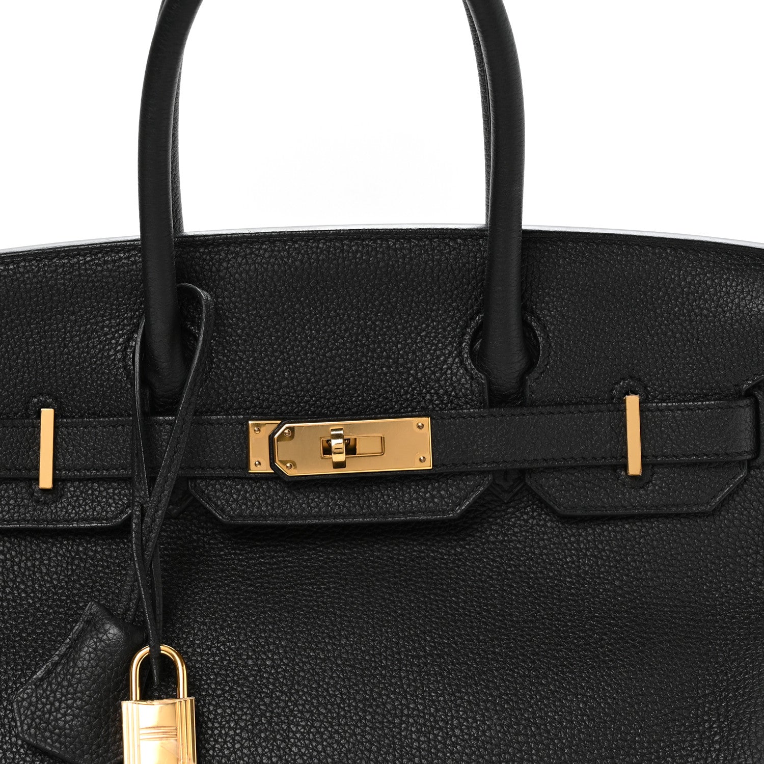HERMES BIRKIN 30 BLACK TOGO GOLD HARDWARE