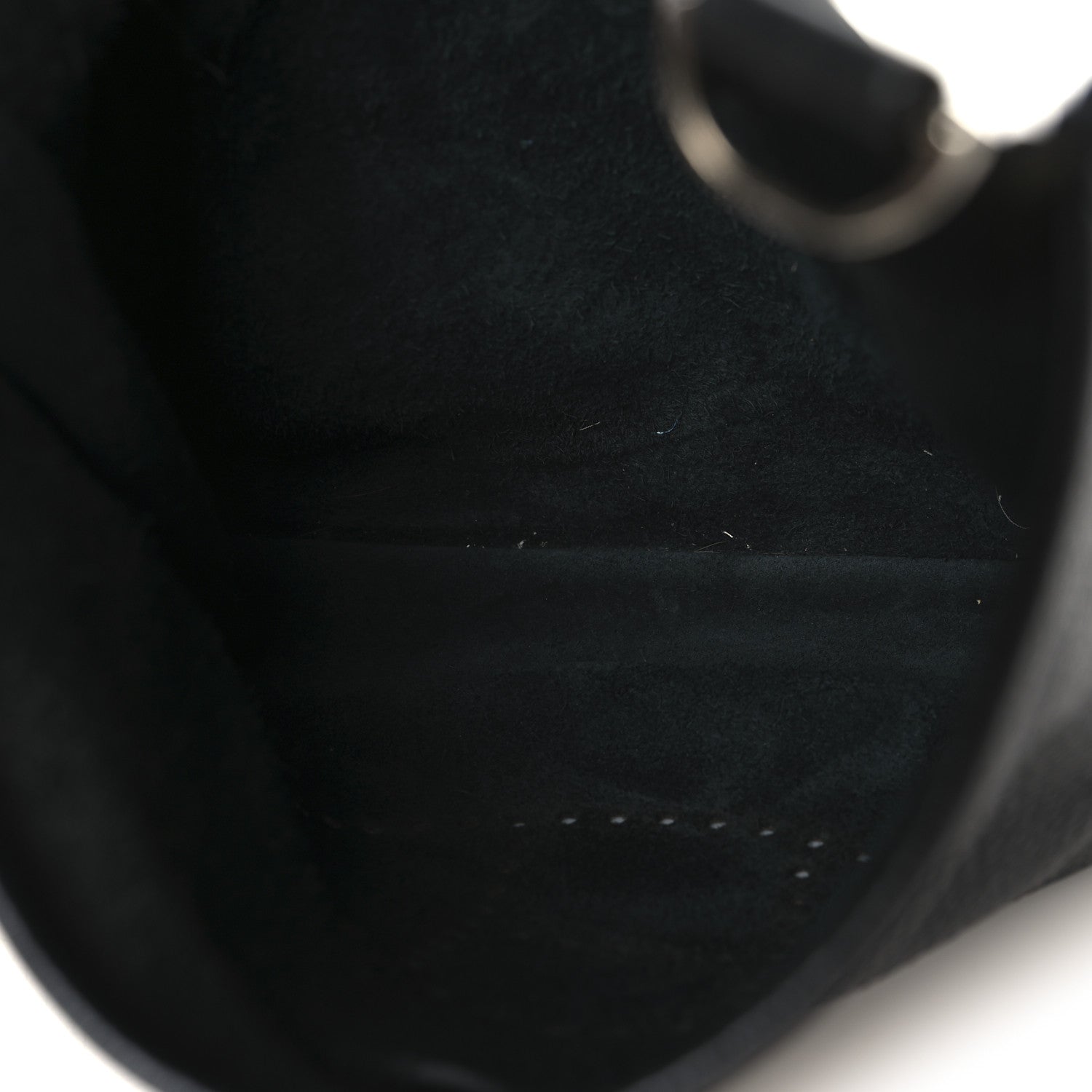 HERMES EVELYNE PM BLACK TAURILLON CLEMENCE SILVER HARDWARE