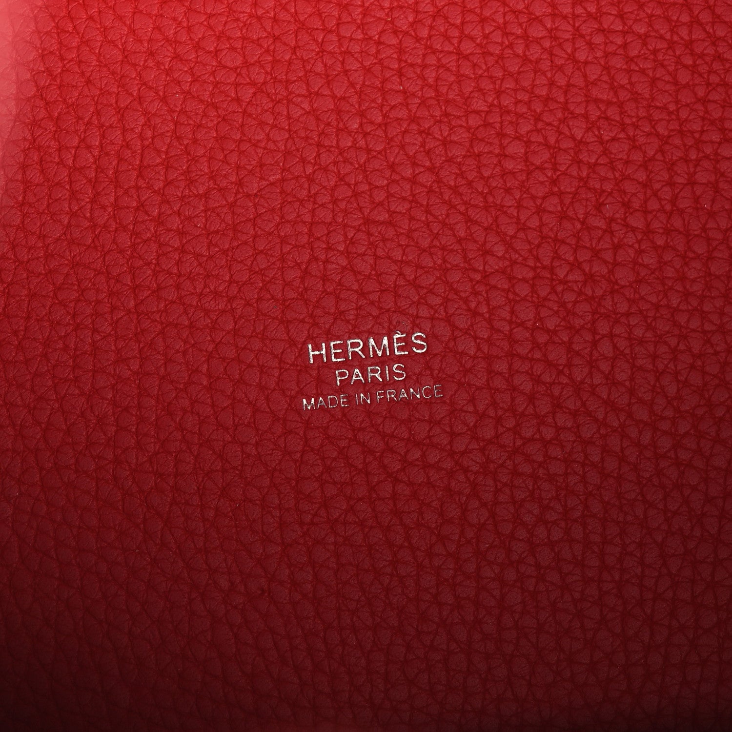 HERMES PICOTIN LOCK PM 18 ROUGE TOMATE TAURILLON CLEMENCE SILVER HARDWARE