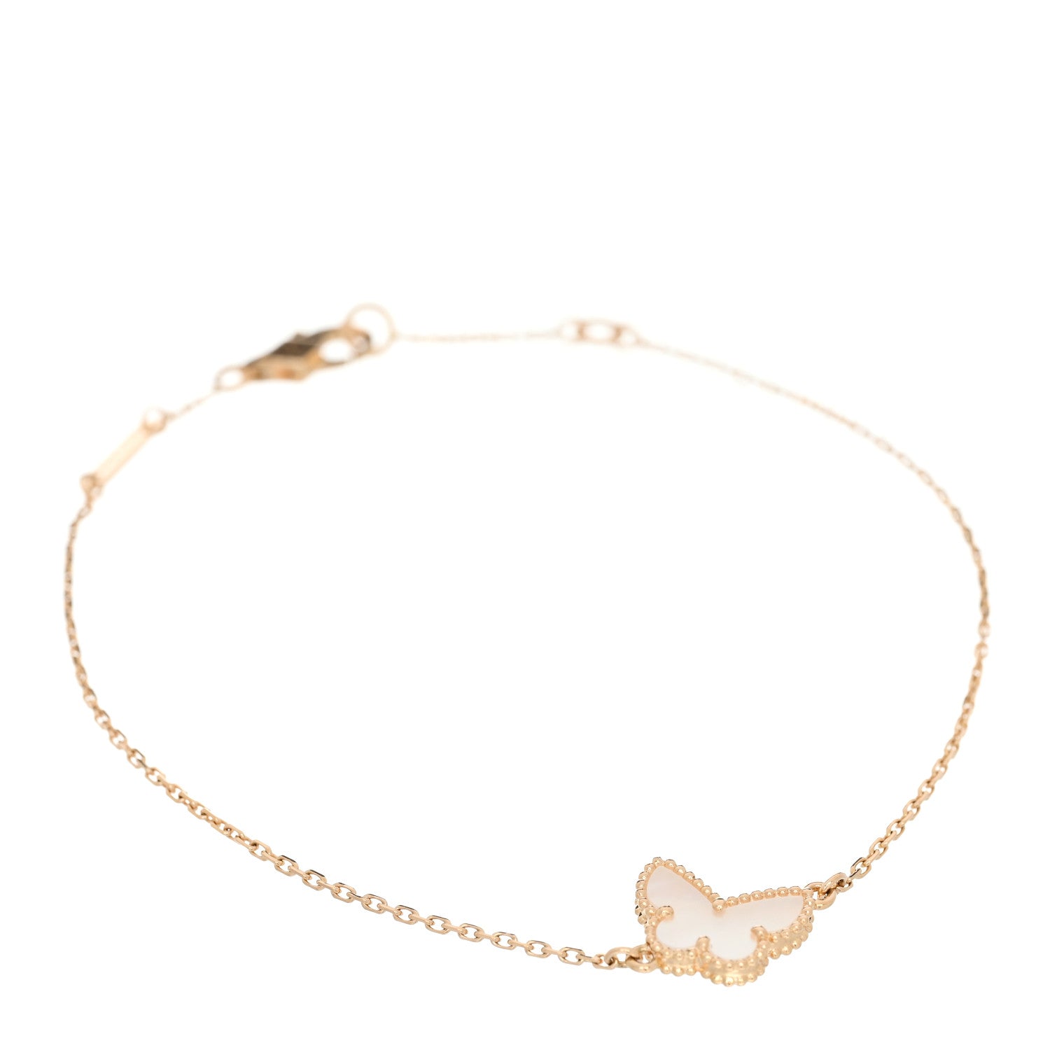 ヴァンクリーフ&アーペル スウィートアルハンブラ ブレスレット マザーオブパール 18K イエローゴールド VAN CLEEF & ARPELS SWEET ALHAMBRA BRACELET MOTHER OF PEARL 18K YELLOW GOLD