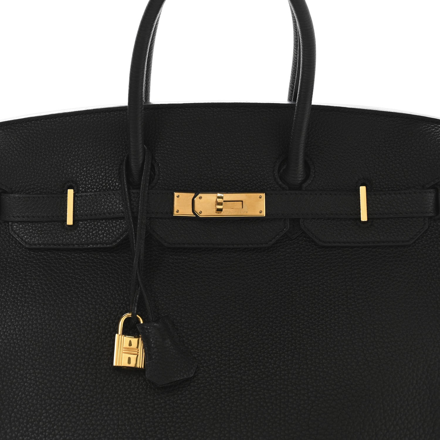 HERMES BIRKIN 35 BLACK TOGO GOLD HARDWARE
