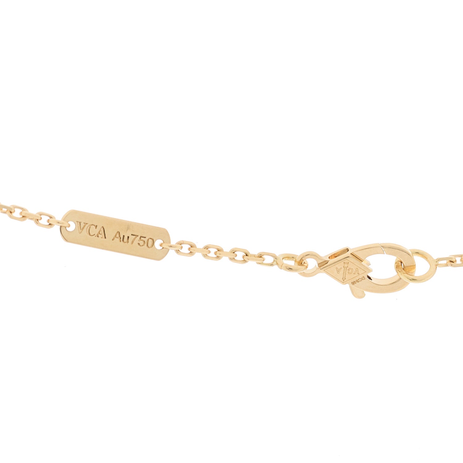 ヴァンクリーフ&アーペル ヴィンテージアルハンブラ ペンダントネックレス マザーオブパール 18K イエローゴールド VAN CLEEF & ARPELS VINTAGE ALHAMBRA PENDANT NECKLACE MOTHER OF PEARL 18K YELLOW GOLD