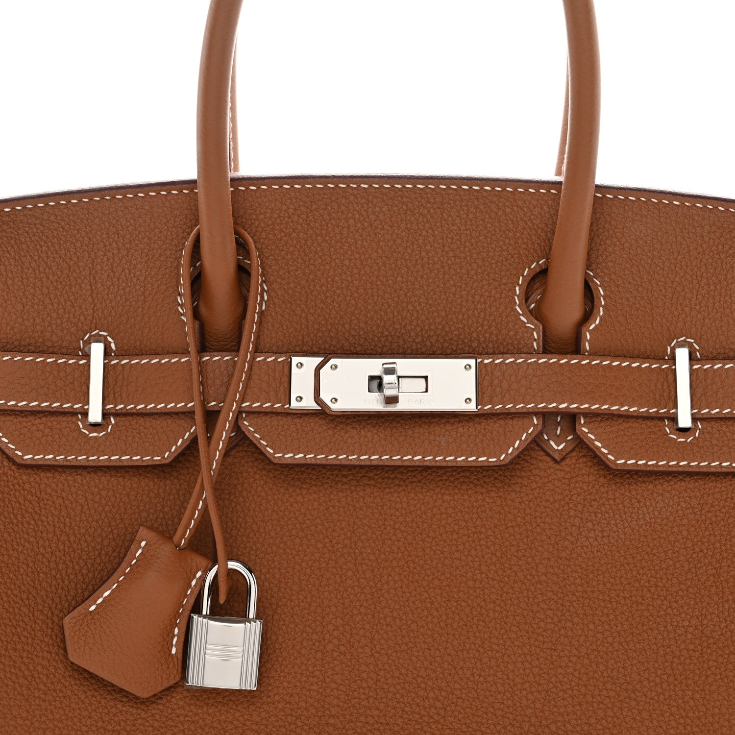 HERMES BIRKIN 30 GOLD TOGO SILVER HARDWARE