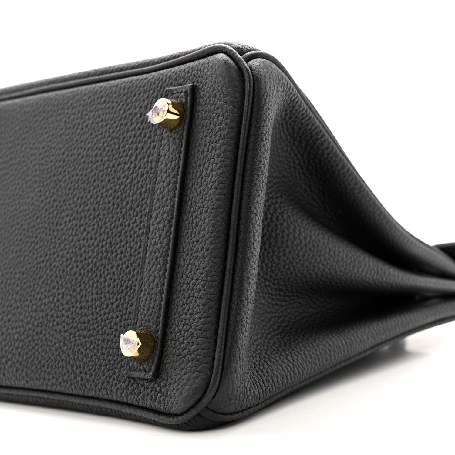 HERMES Birkin 25 Black Togo Gold Hardware