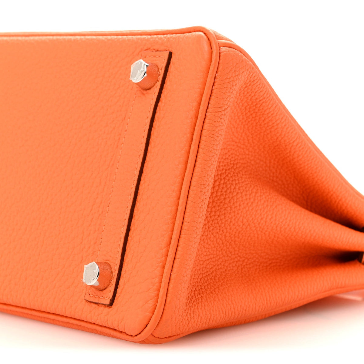エルメス バーキン 25 Orange Minium トゴ シルバー金具 HERMES BIRKIN 25 ORANGE MINIUM TOGO SILVER HARDWARE