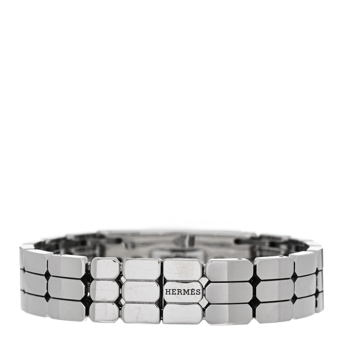 Hermes Kelly 16MM Quartz Watch Stainless Steel with Diamonds