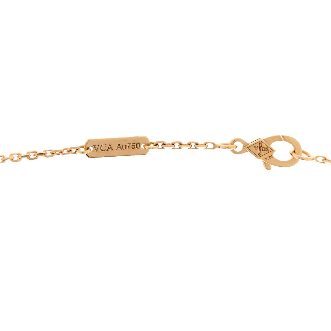 ヴァンクリーフ&アーペル ヴィンテージアルハンブラ ペンダントネックレス ダイヤモンド 18K イエローゴールド VAN CLEEF & ARPELS VINTAGE ALHAMBRA PENDANT NECKLACE DIAMOND 18K YELLOW GOLD