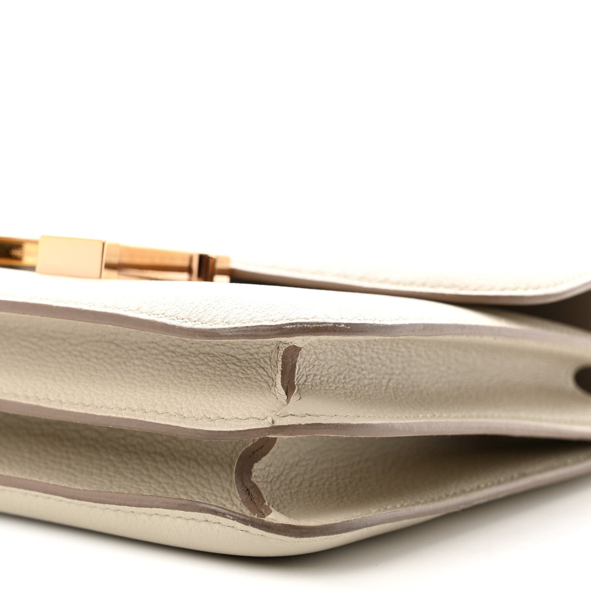 Hermès Mini Constance 18 Gris Perle Evercolor Rose Gold Hardware