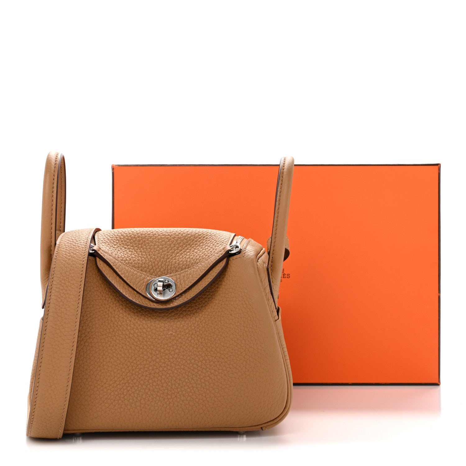 エルメス リンディ 20 Biscuit トリヨンクレマンス シルバー金具 HERMES LINDY 20 BISCUIT TAURILLON CLEMENCE SILVER HARDWARE