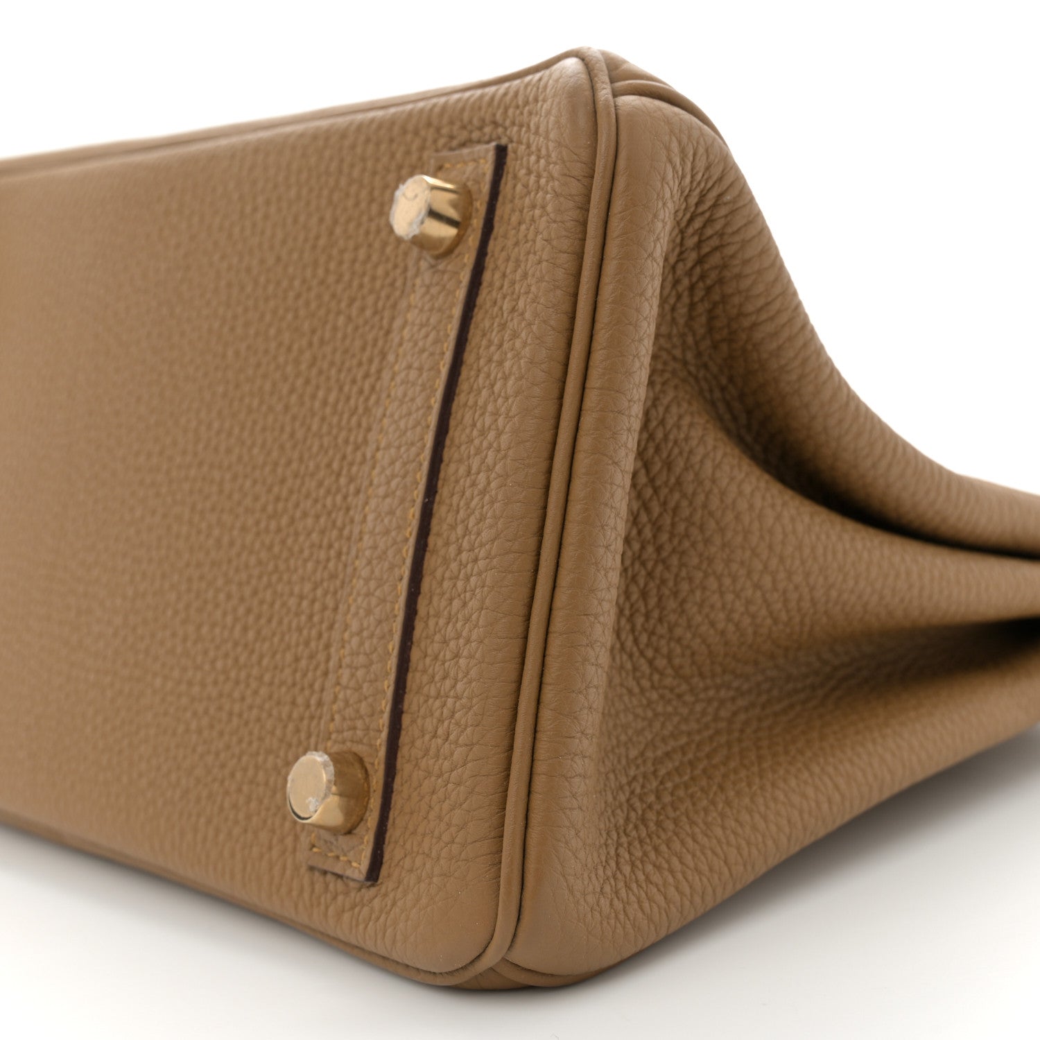 HERMES BIRKIN 25 BRONZE DORE TOGO GOLD HARDWARE