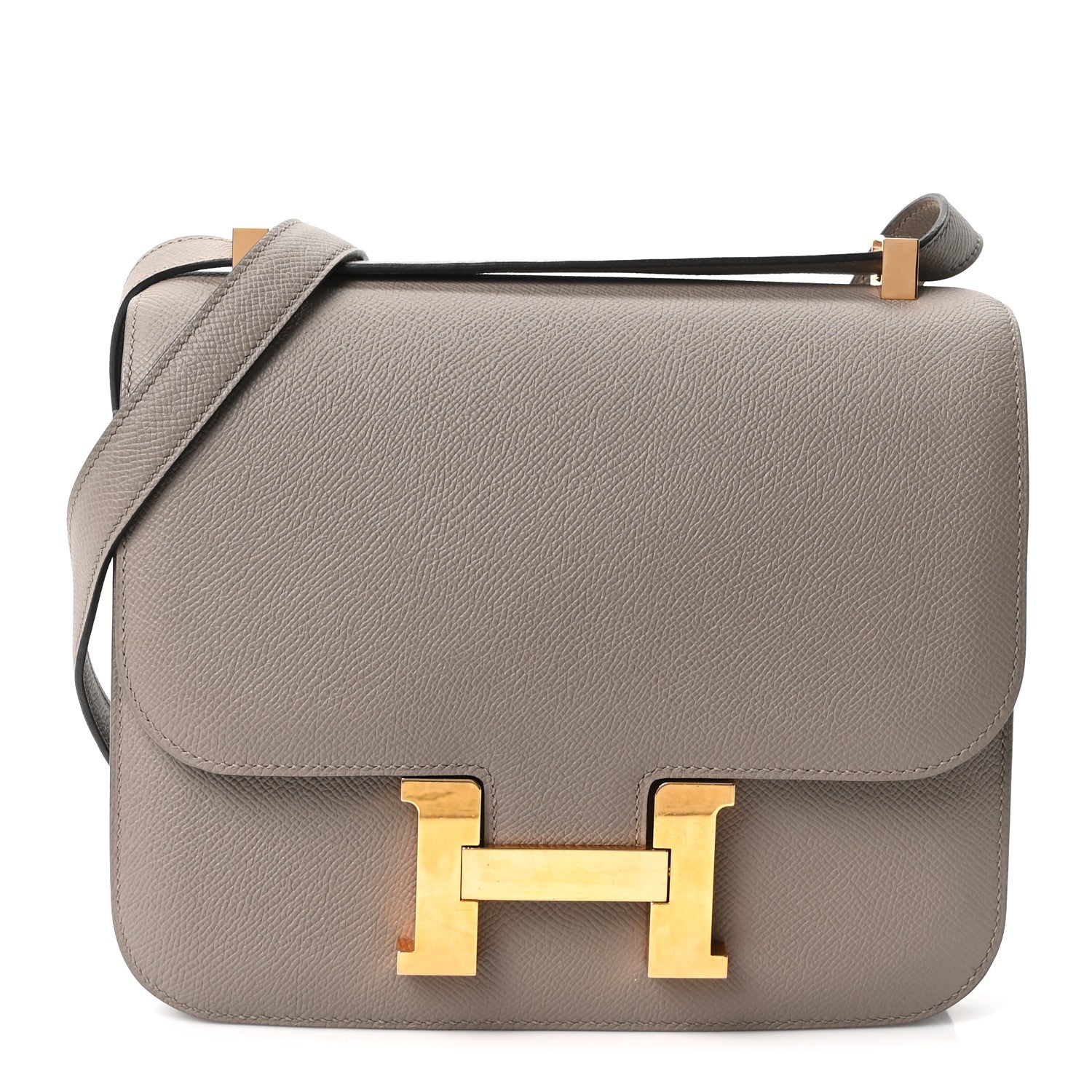 エルメス コンスタンス 24 Gris Asphalte エプソン ゴールド金具 HERMES CONSTANCE 24 GRIS ASPHALTE EPSOM GOLD HARDWARE