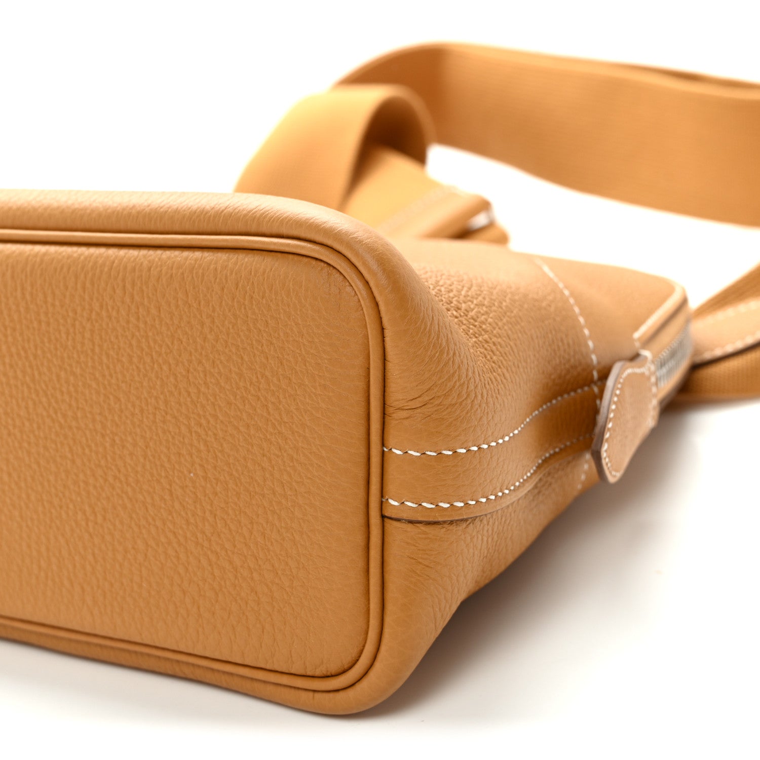 Hermès Bolide Messenger Naturel Sable Togo Silver Hardware