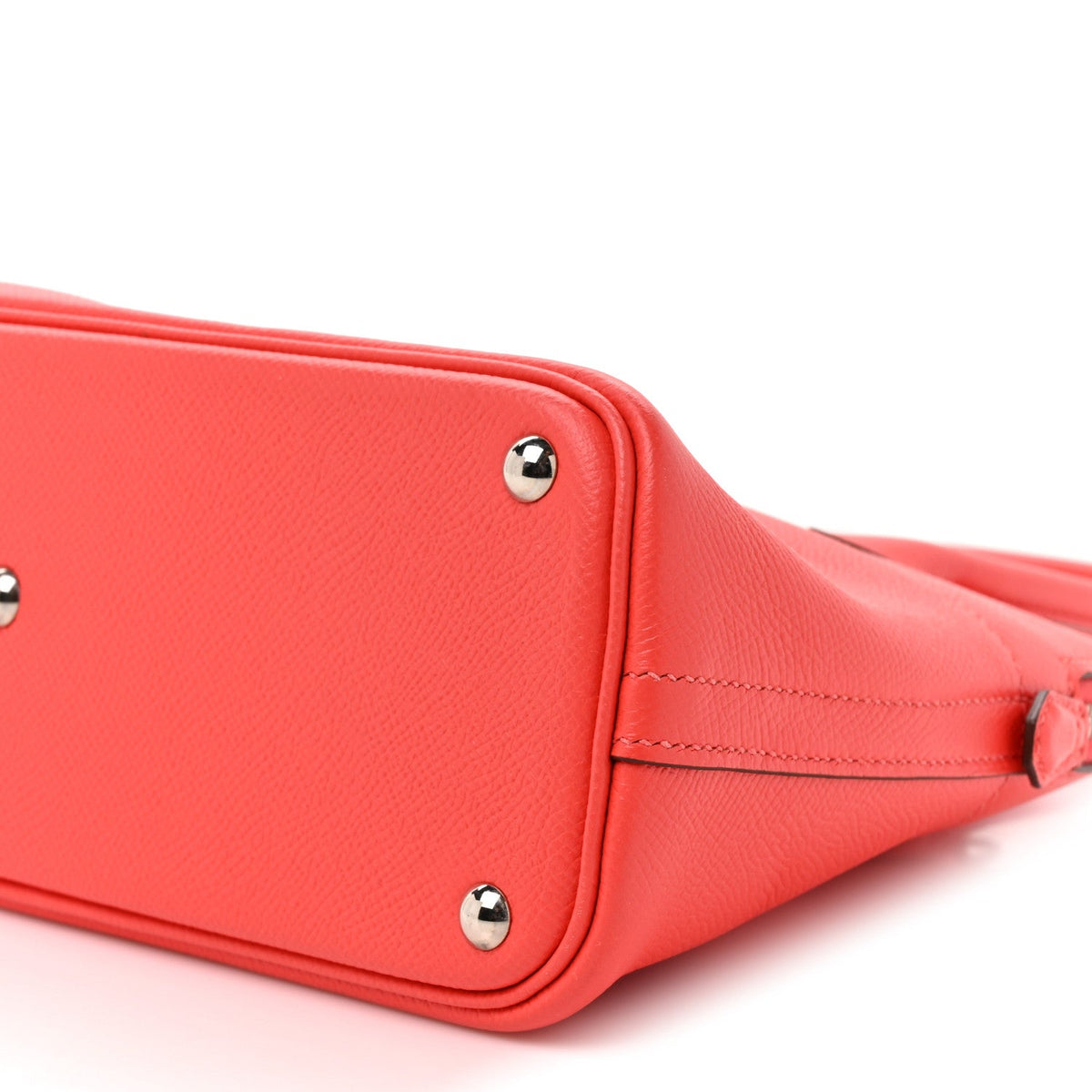 Hermès Bolide 27 Rouge Pivoine Epsom Silver Hardware