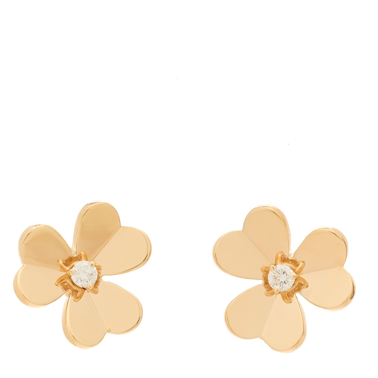 ヴァンクリーフ&アーペル スモール フリヴォル ピアス ダイヤモンド 18K ローズゴールド VAN CLEEF & ARPELS SMALL FRIVOLE EARRINGS DIAMOND 18K ROSE GOLD