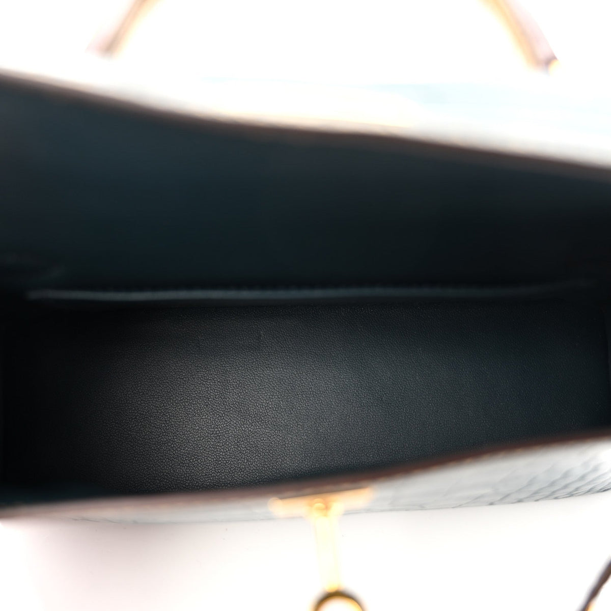 Hermès Mini Kelly 20 HSS Personal Order Sellier Vert Cypress Kraft Matte Alligator, Gold Hardware