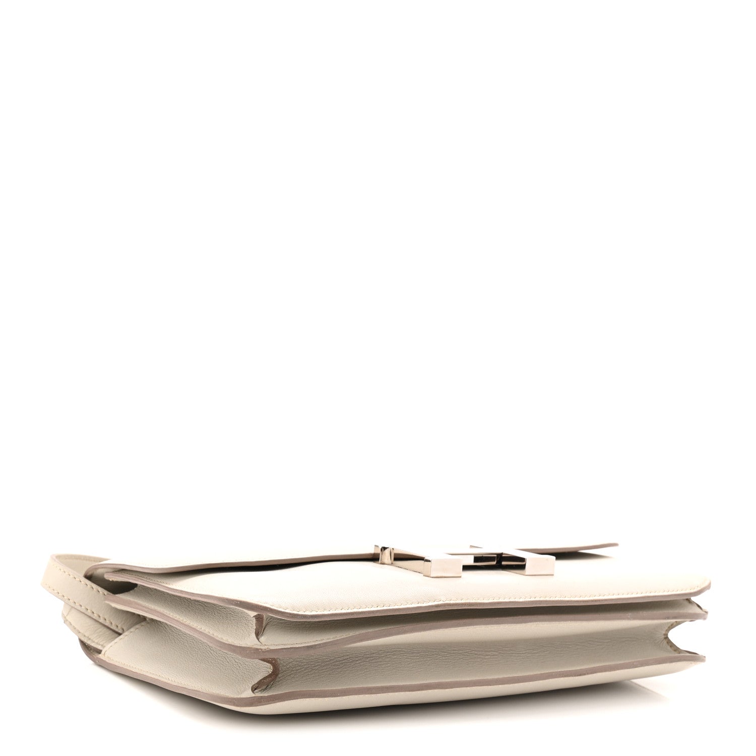 HERMES CONSTANCE 25 ELAN GRIS PERLE EVERGRAIN SILVER HARDWARE