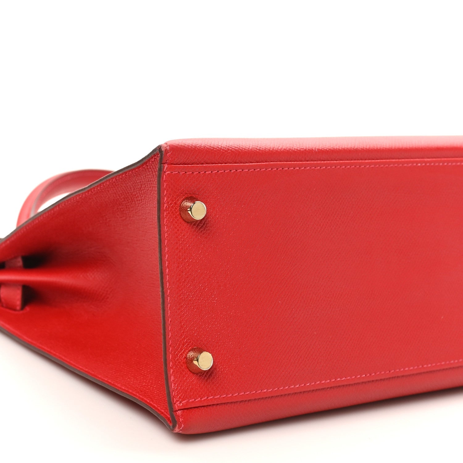 HERMES KELLY 32 SELLIER ROUGE CASAQUE EPSOM GOLD HARDWARE