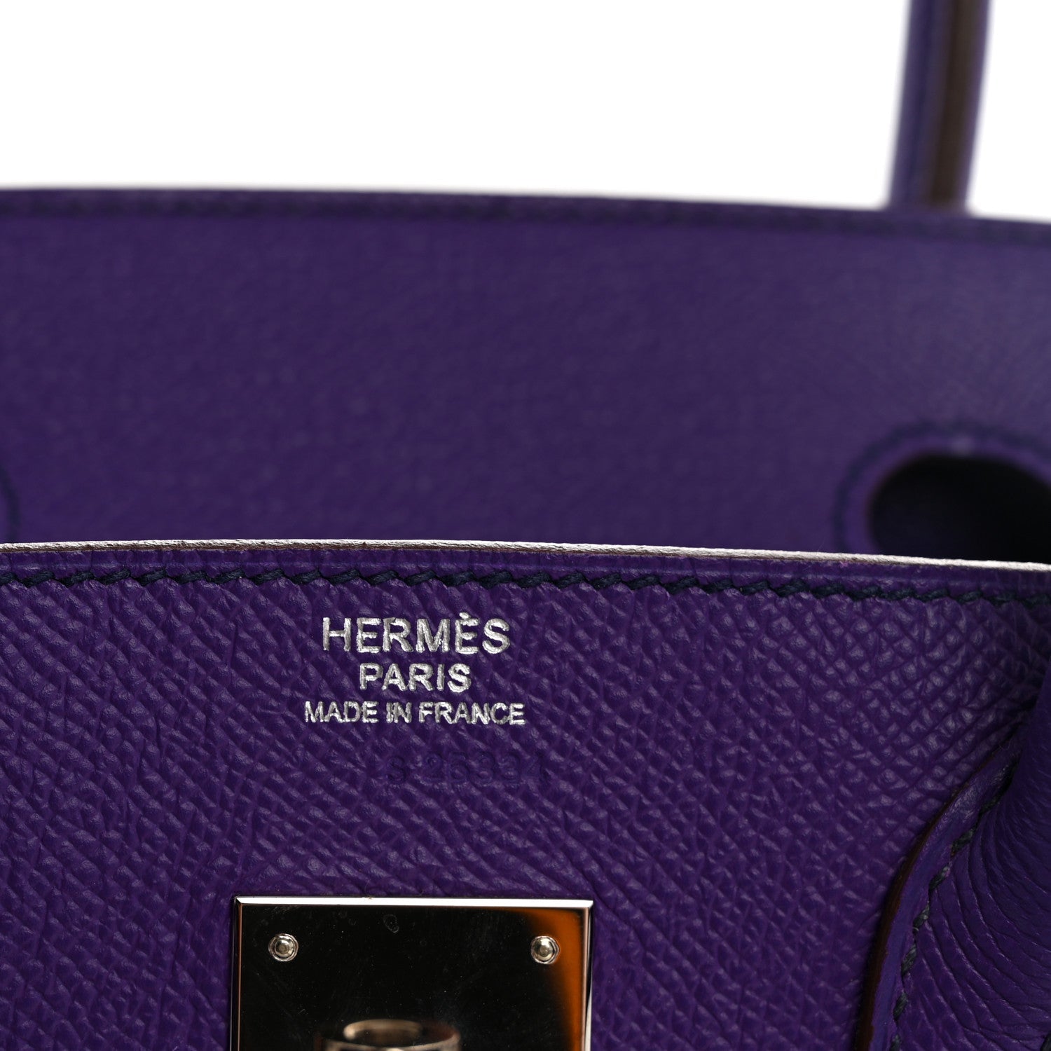 HERMES BIRKIN 30 CROCUS EPSOM SILVER HARDWARE