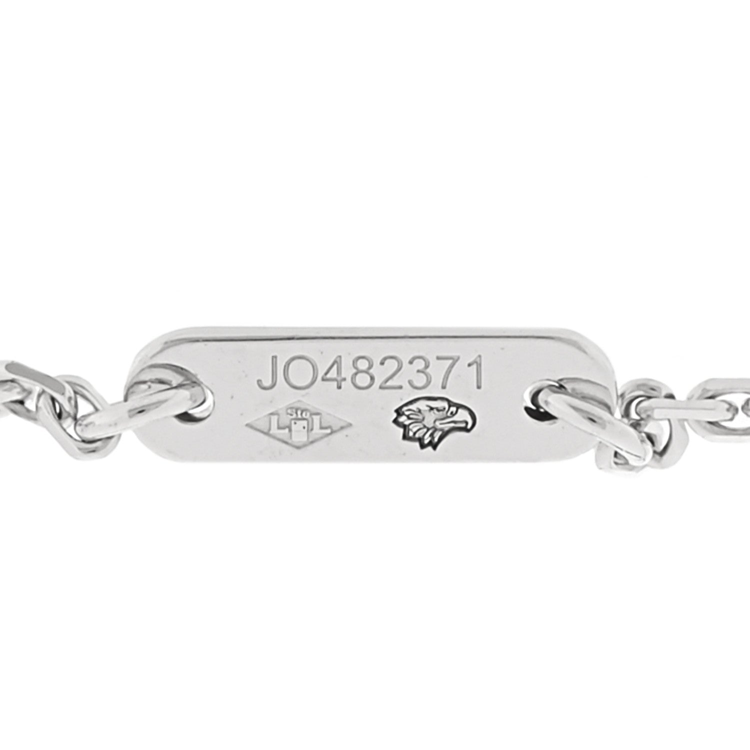 Van Cleef & Arpels 18K White Gold Diamond Sweet Alhambra Bracelet