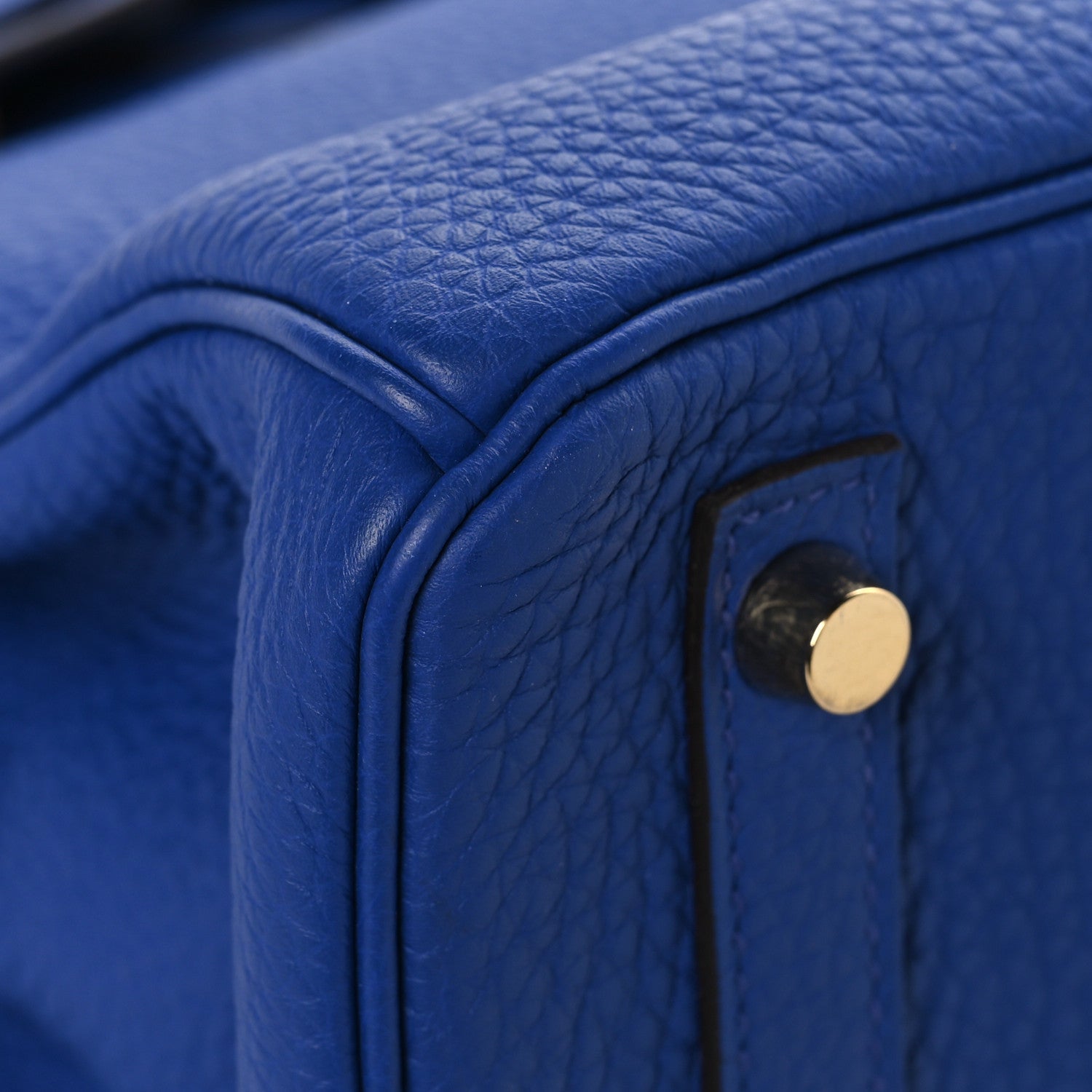 HERMES BIRKIN 30 BLEU ELECTRIQUE TOGO GOLD HARDWARE