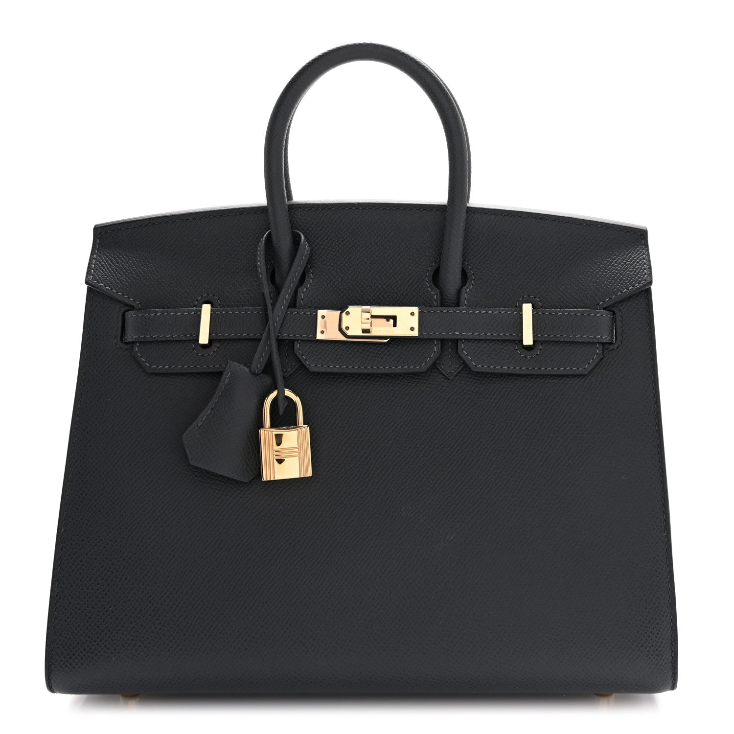 エルメス バーキン 25 外縫い Gris Misty エプソン ゴールド金具 HERMES BIRKIN 25 SELLIER GRIS MISTY EPSOM GOLD HARDWARE