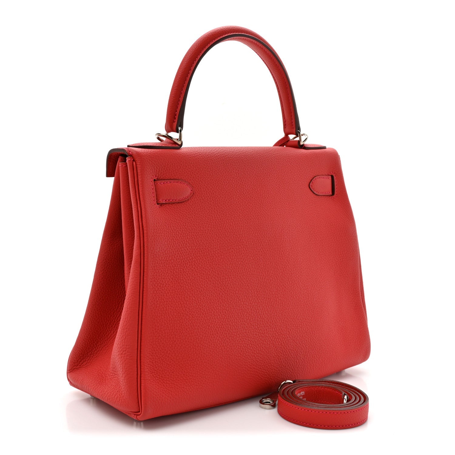 エルメス ケリー 28 内縫い Geranium トゴ シルバー金具 HERMES KELLY 28 RETOURNE GERANIUM TOGO SILVER HARDWARE