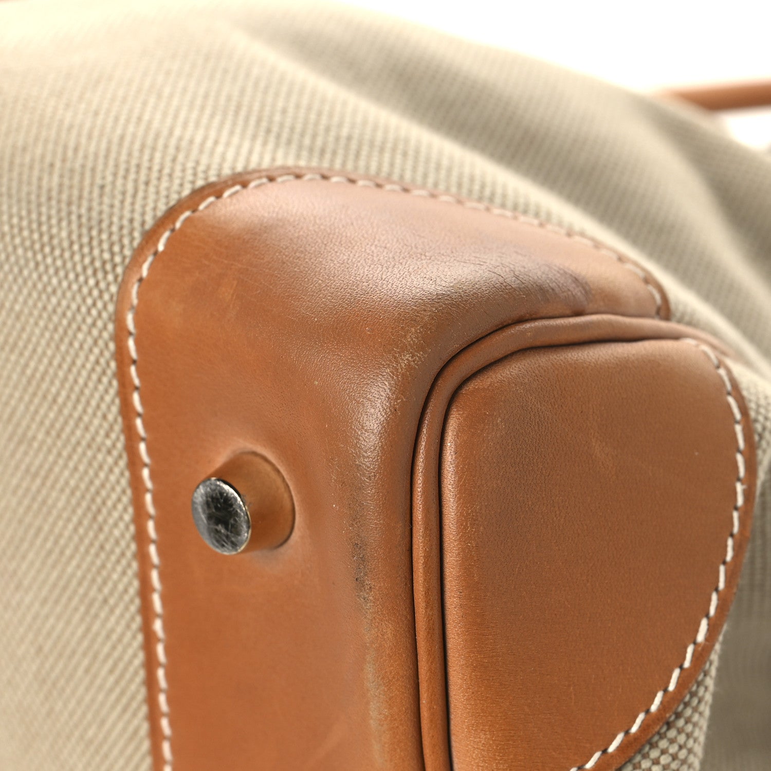 HERMES BIRKIN 40 FAUVE PAPRIKA BARENIA TOILE GOLD HARDWARE