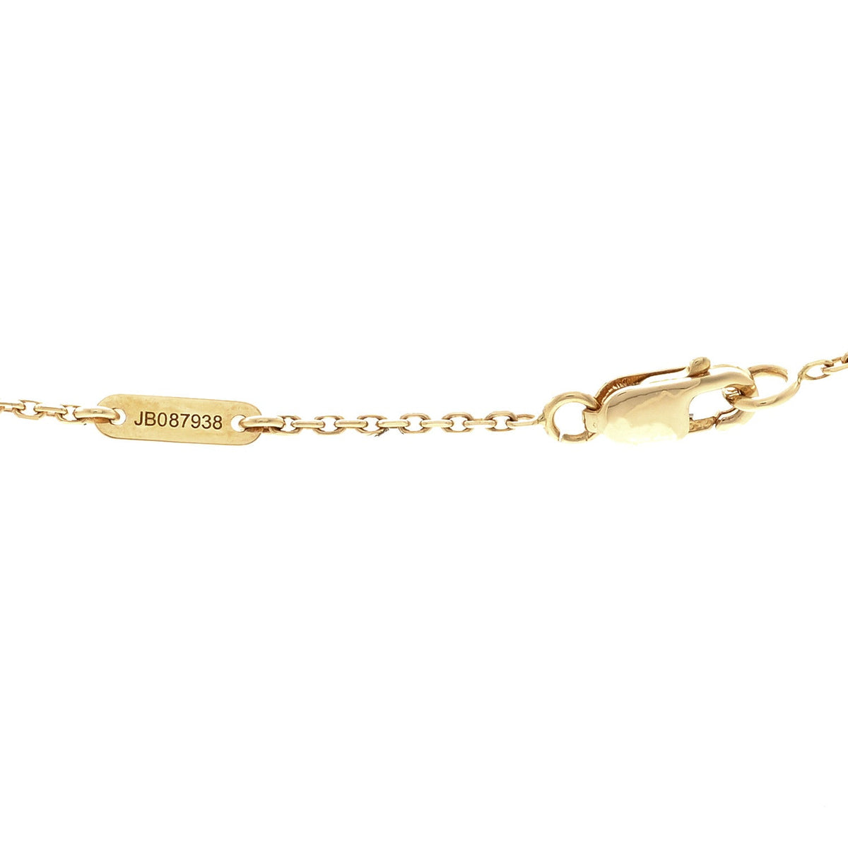 Van Cleef & Arpels Sweet Alhambra Pendant Necklace Mother of Pearl 18K Yellow Gold