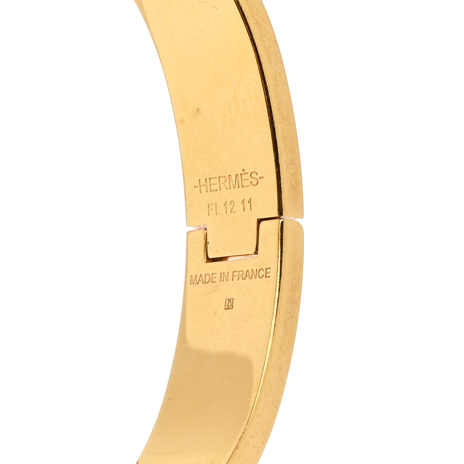 エルメス エナメルプリント クアドリジュ・オー・フィル ナロー クリック クラック H ブレスレット PM ジョーヌまたはブラック