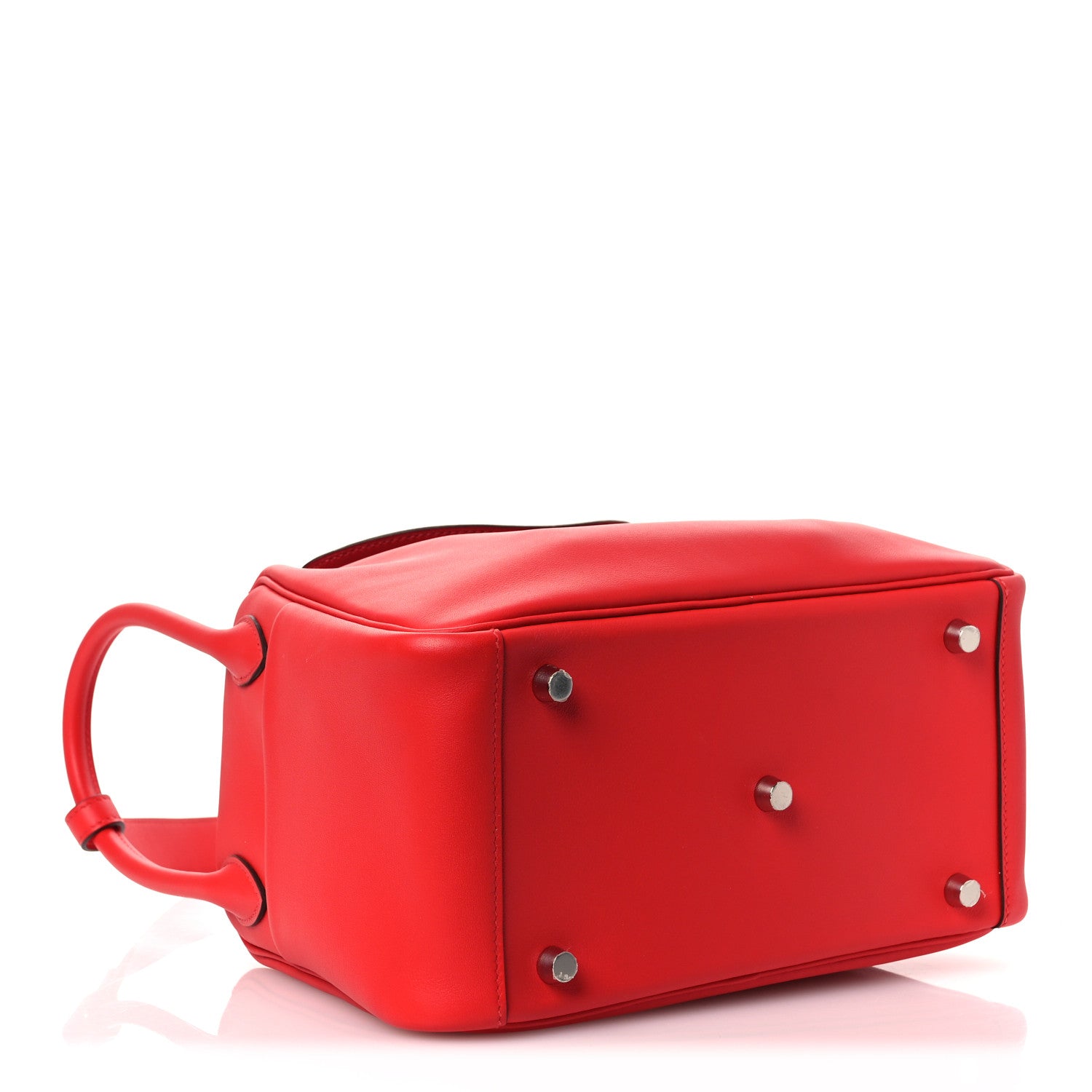 HERMES LINDY 26 ROUGE DE COEUR SWIFT SILVER HARDWARE