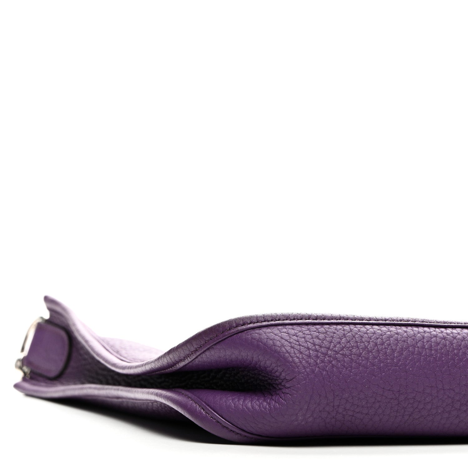 HERMES EVELYNE PM ULTRAVIOLET TAURILLON CLEMENCE SILVER HARDWARE
