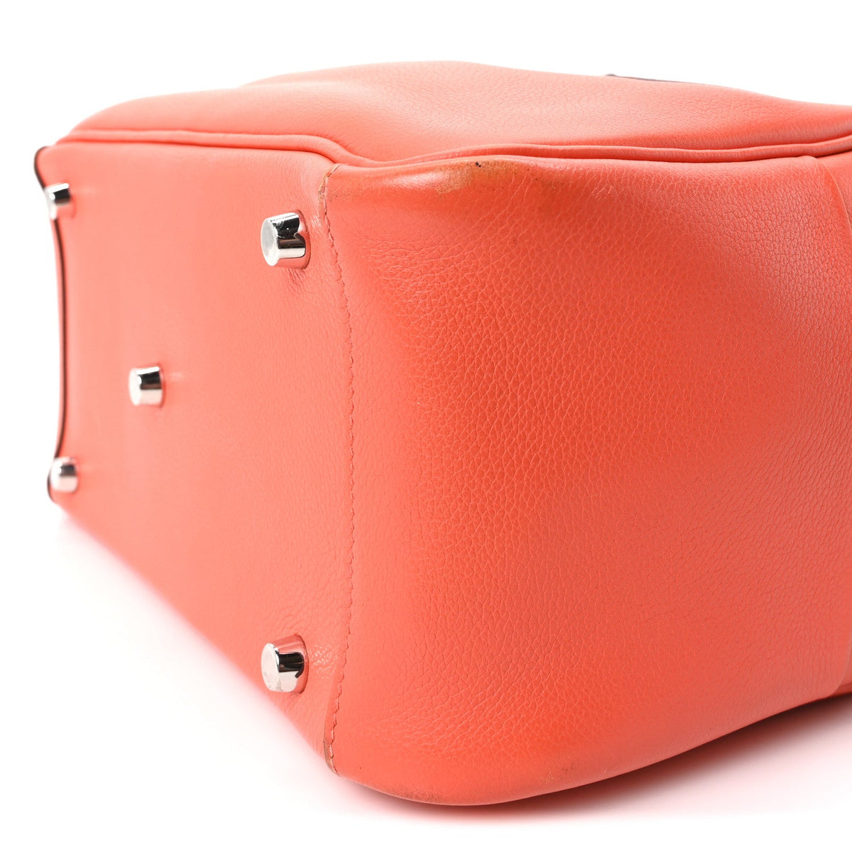 Hermès Lindy 26 Orange Poppy Swift Silver Hardware