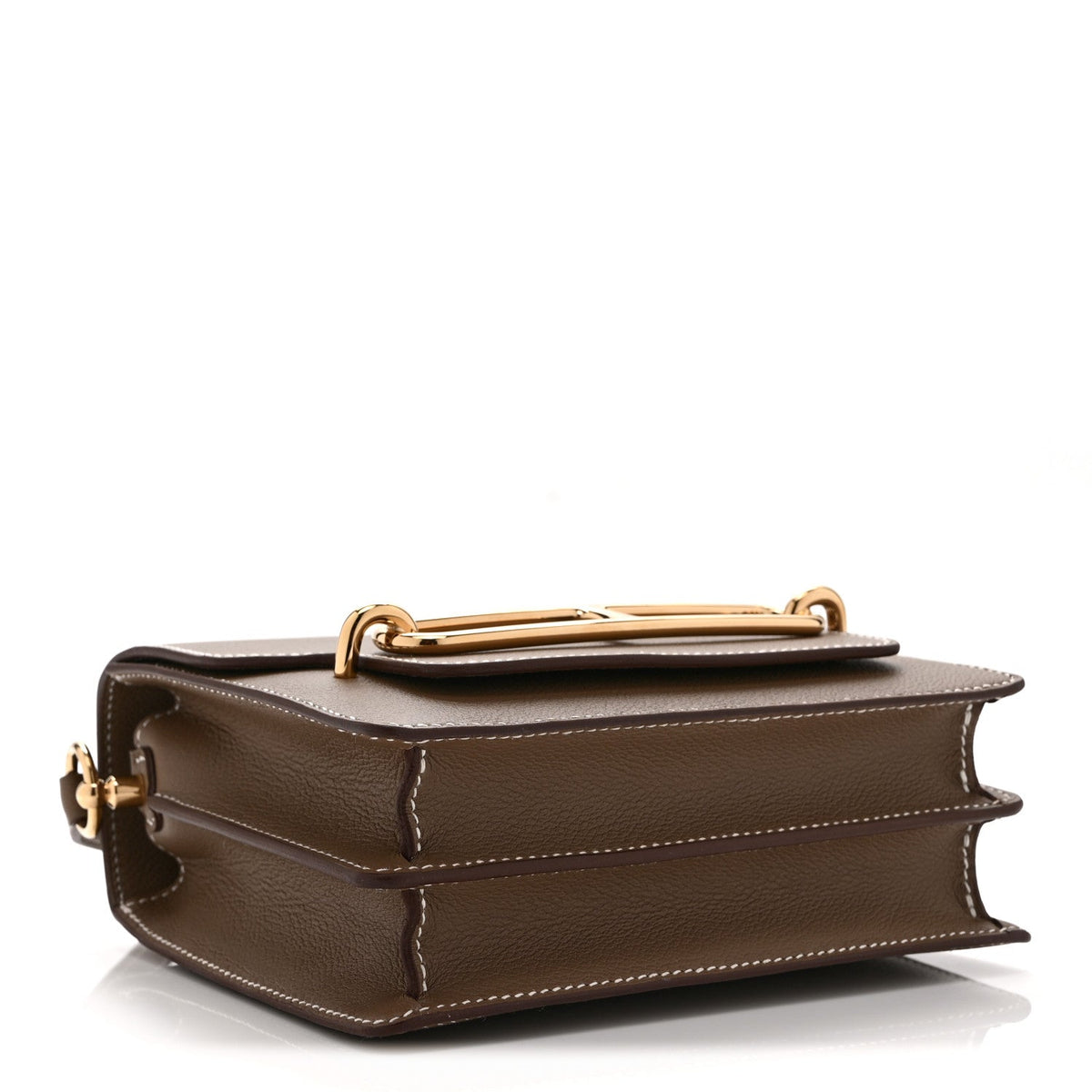 エルメス ミニルリ Etoupe エバーカラー シルバー金具 HERMES ROULIS ETOUPE EVERCOLOR SILVER HARDWARE