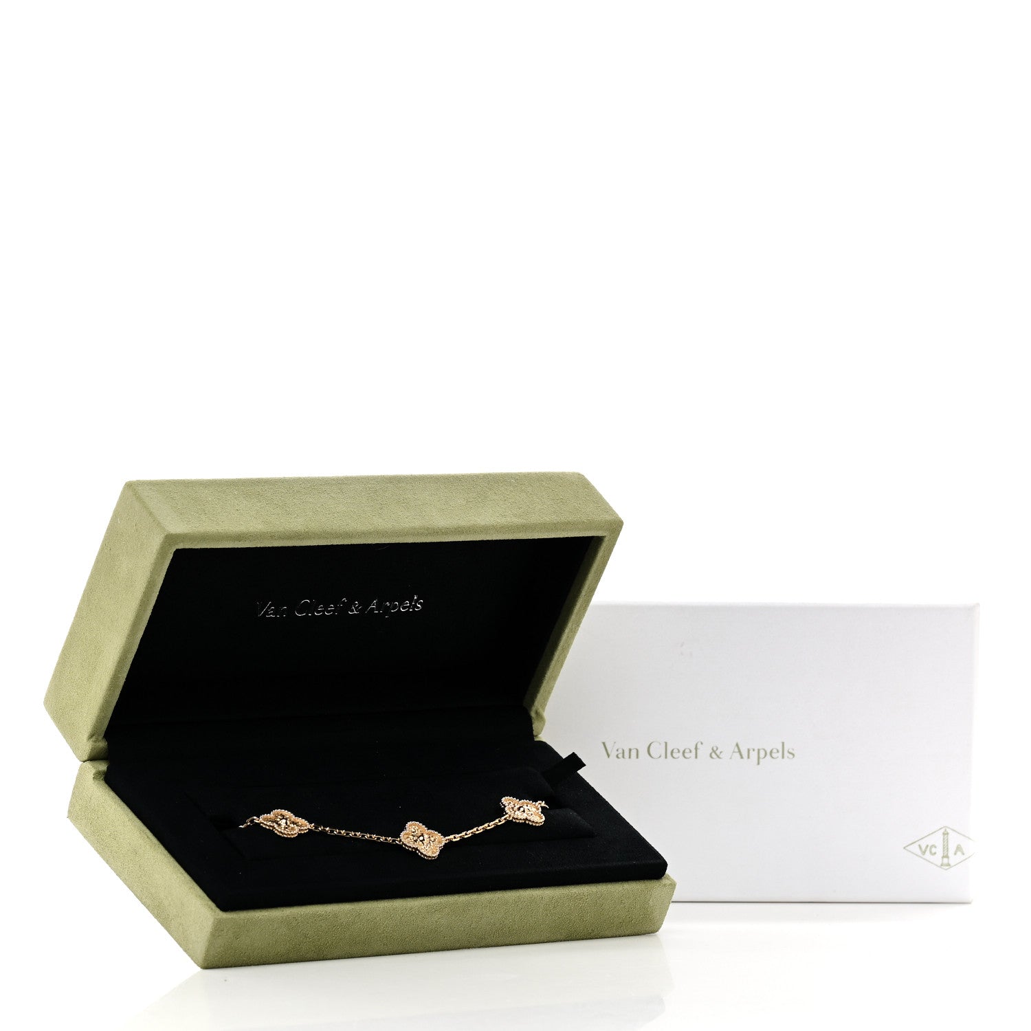 ヴァンクリーフ&アーペル ヴィンテージアルハンブラ 5モチーフ ブレスレット 18K イエローゴールド VAN CLEEF & ARPELS VINTAGE ALHAMBRA 5 MOTIFS BRACELET 18K YELLOW GOLD